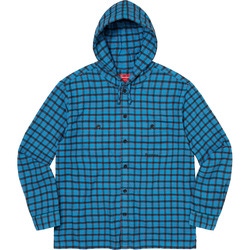 Mini Plaid Hooded Shirt