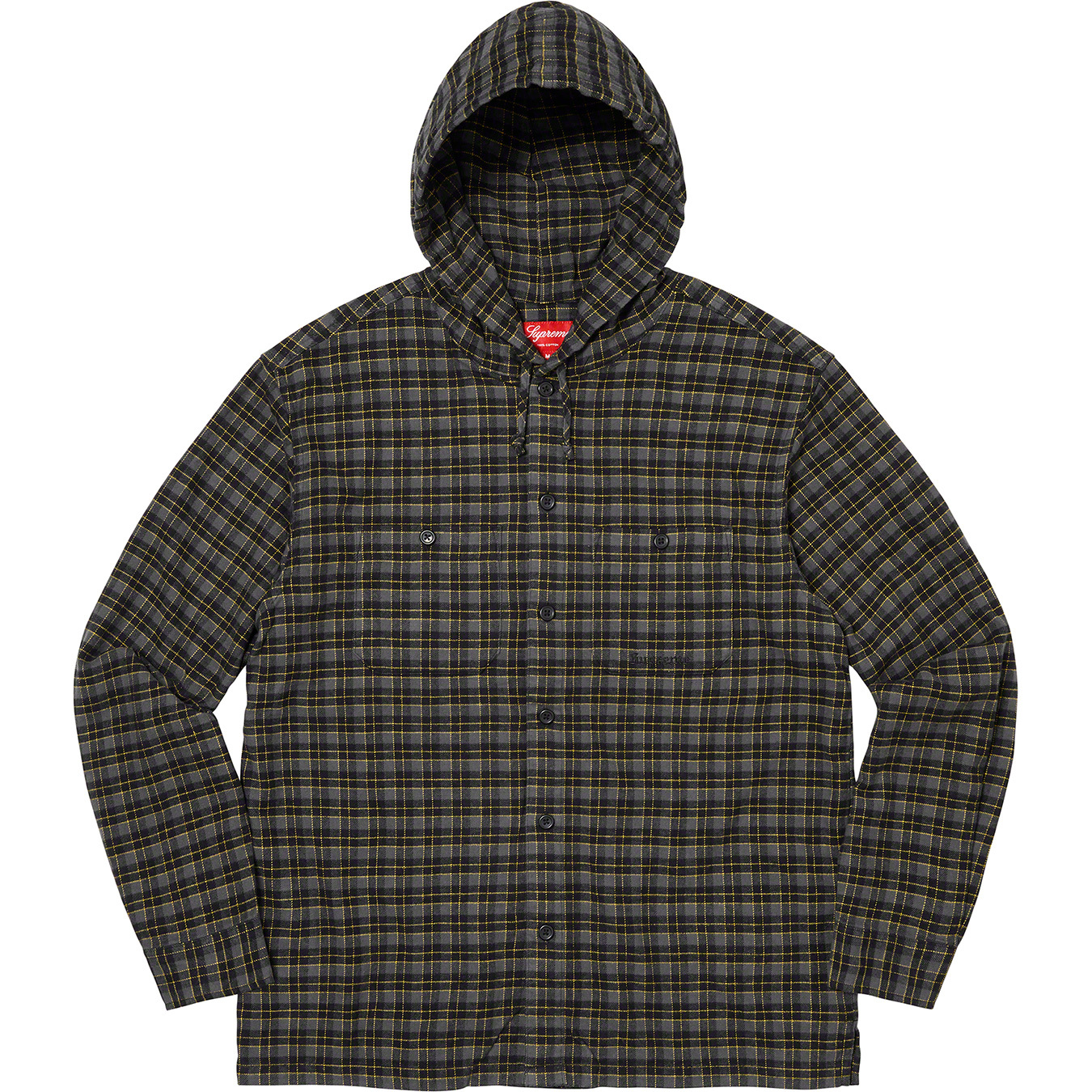 Mini Plaid Hooded Shirt