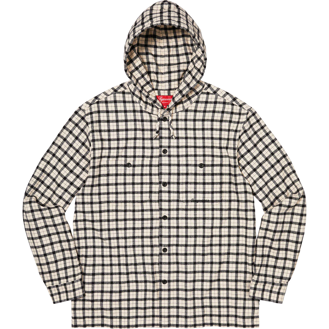 Mini Plaid Hooded Shirt