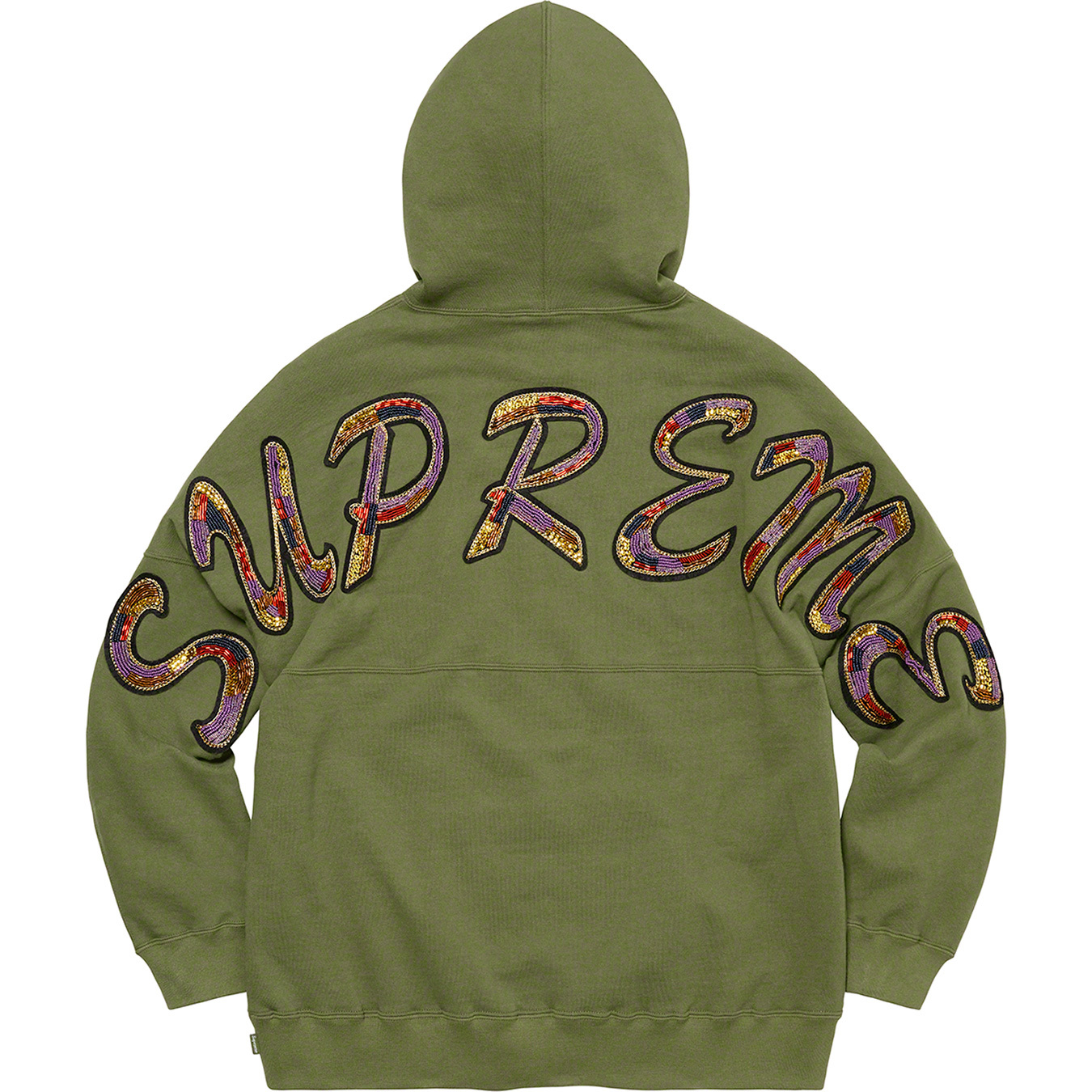 Beaded Hooded Sweatshirt