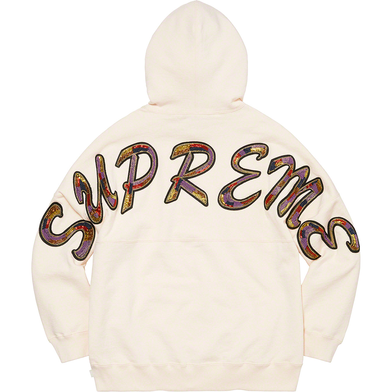 Beaded Hooded Sweatshirt