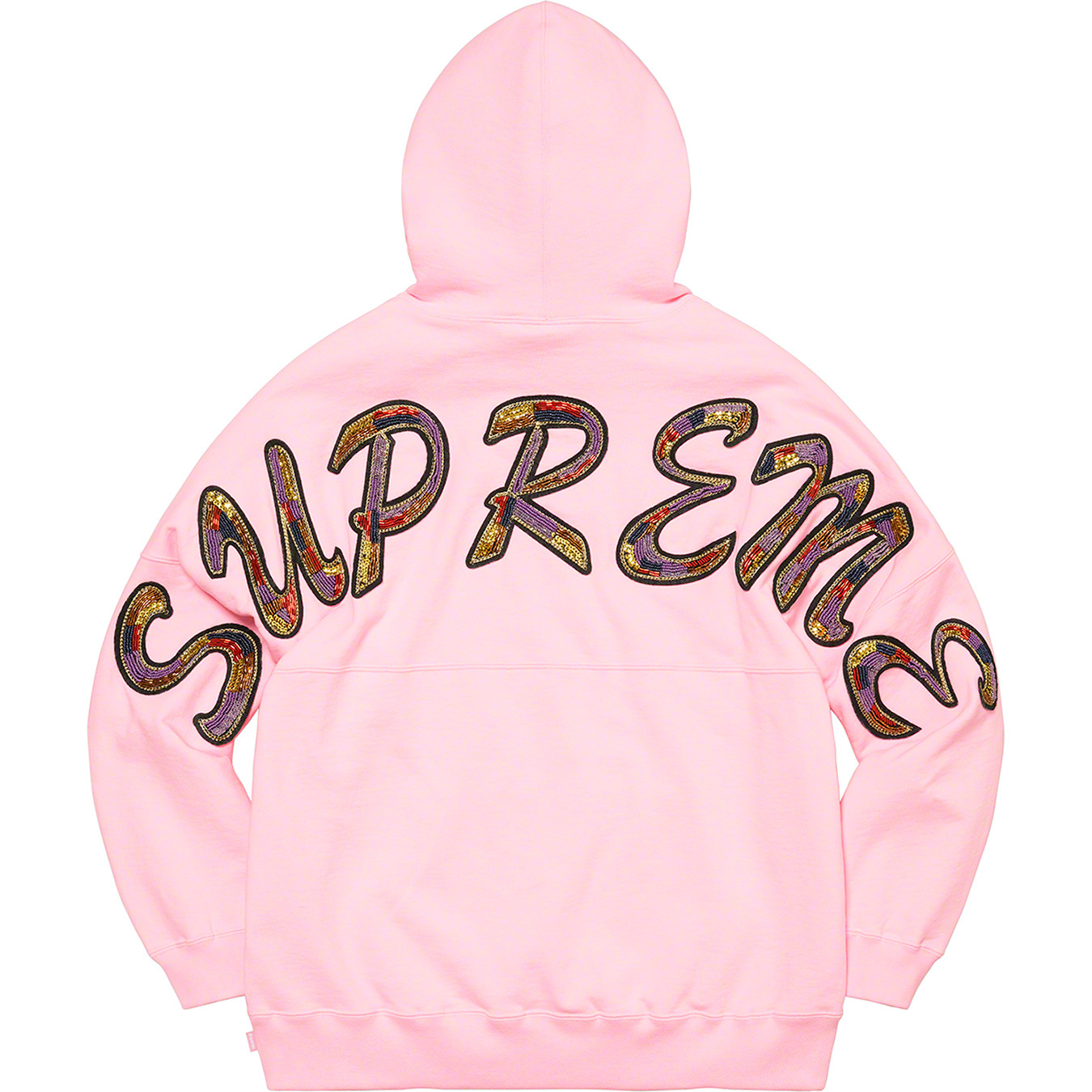 Beaded Hooded Sweatshirt