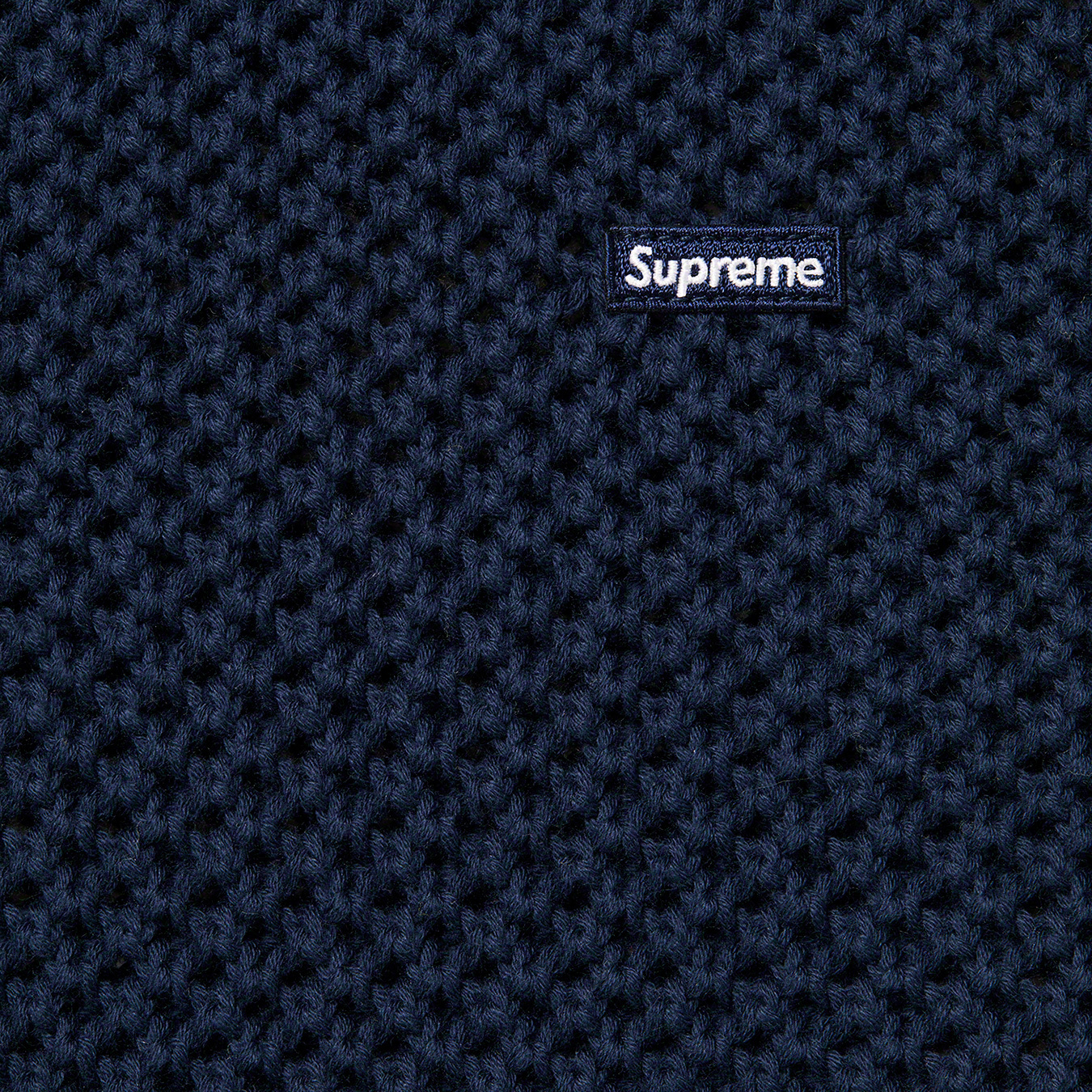 Open Knit Small Box Sweater