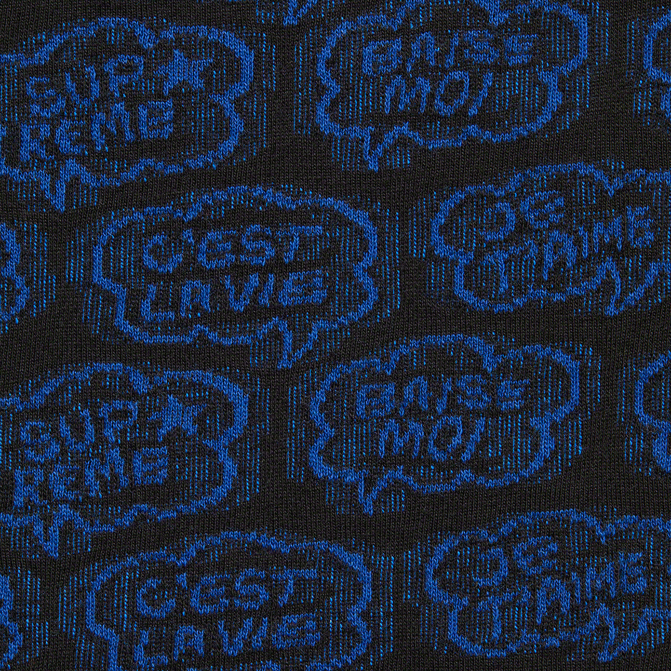 Word Bubble Jacquard S/S Top