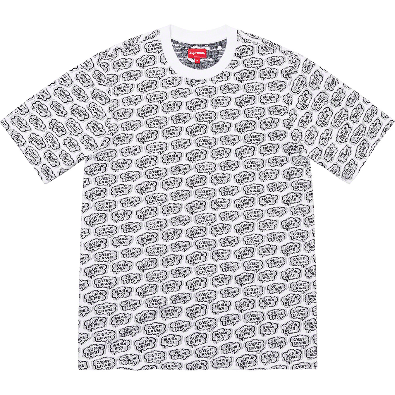 Word Bubble Jacquard S/S Top