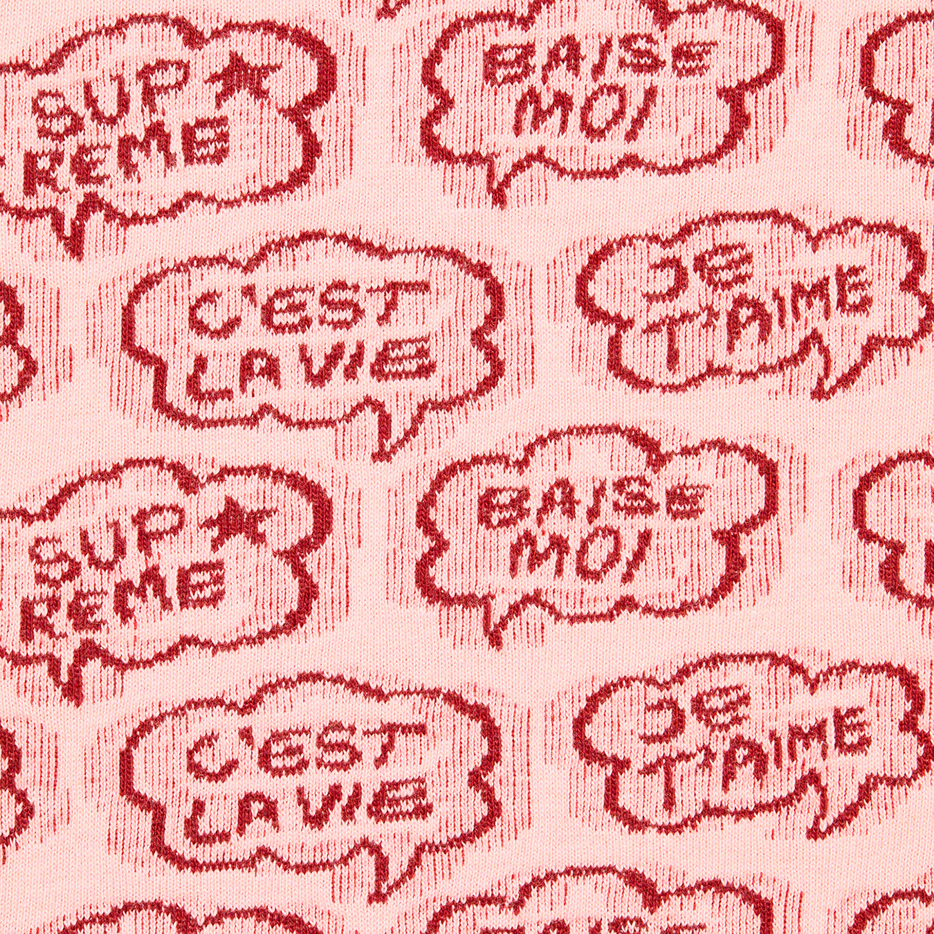 Word Bubble Jacquard S/S Top