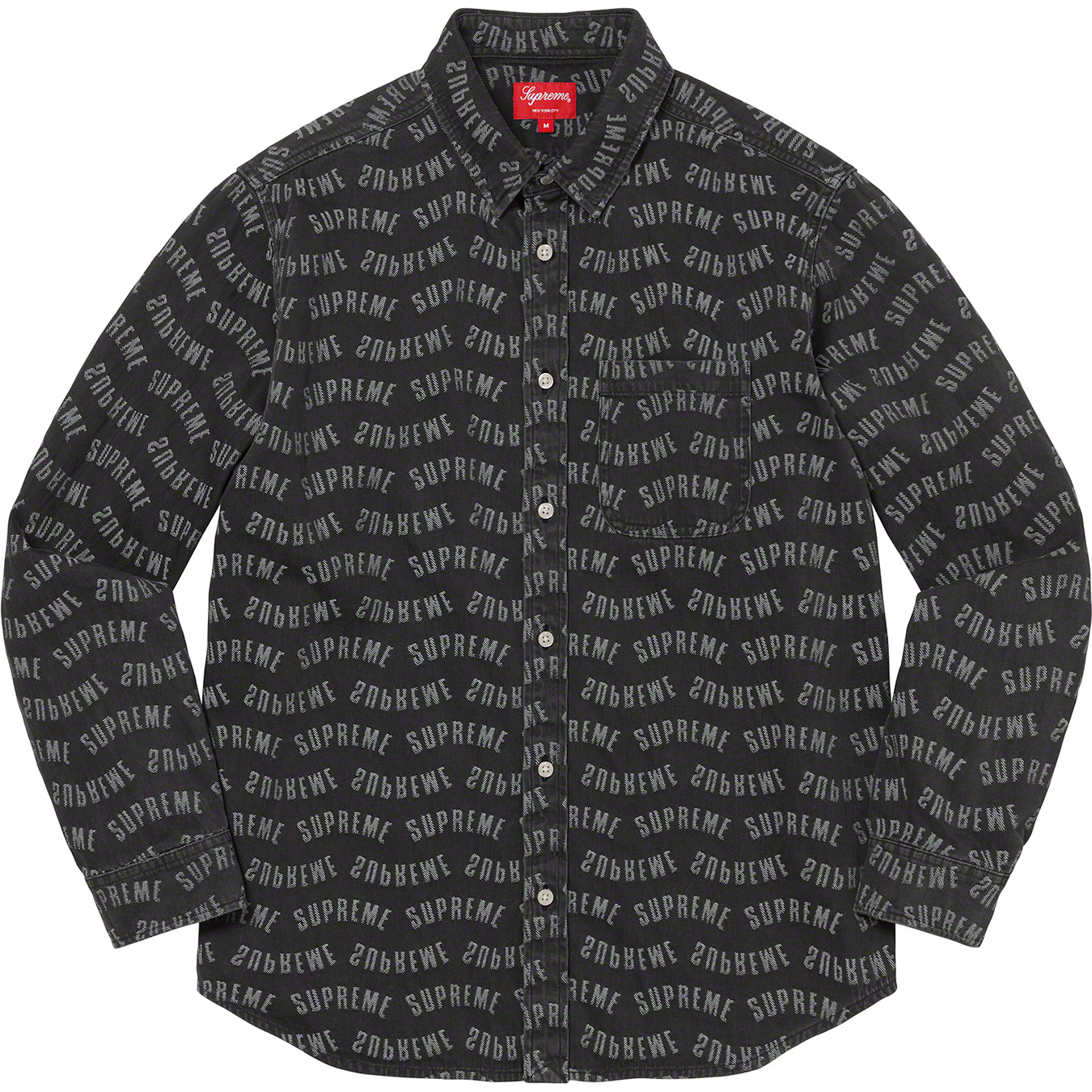 Arc Jacquard Denim Shirt