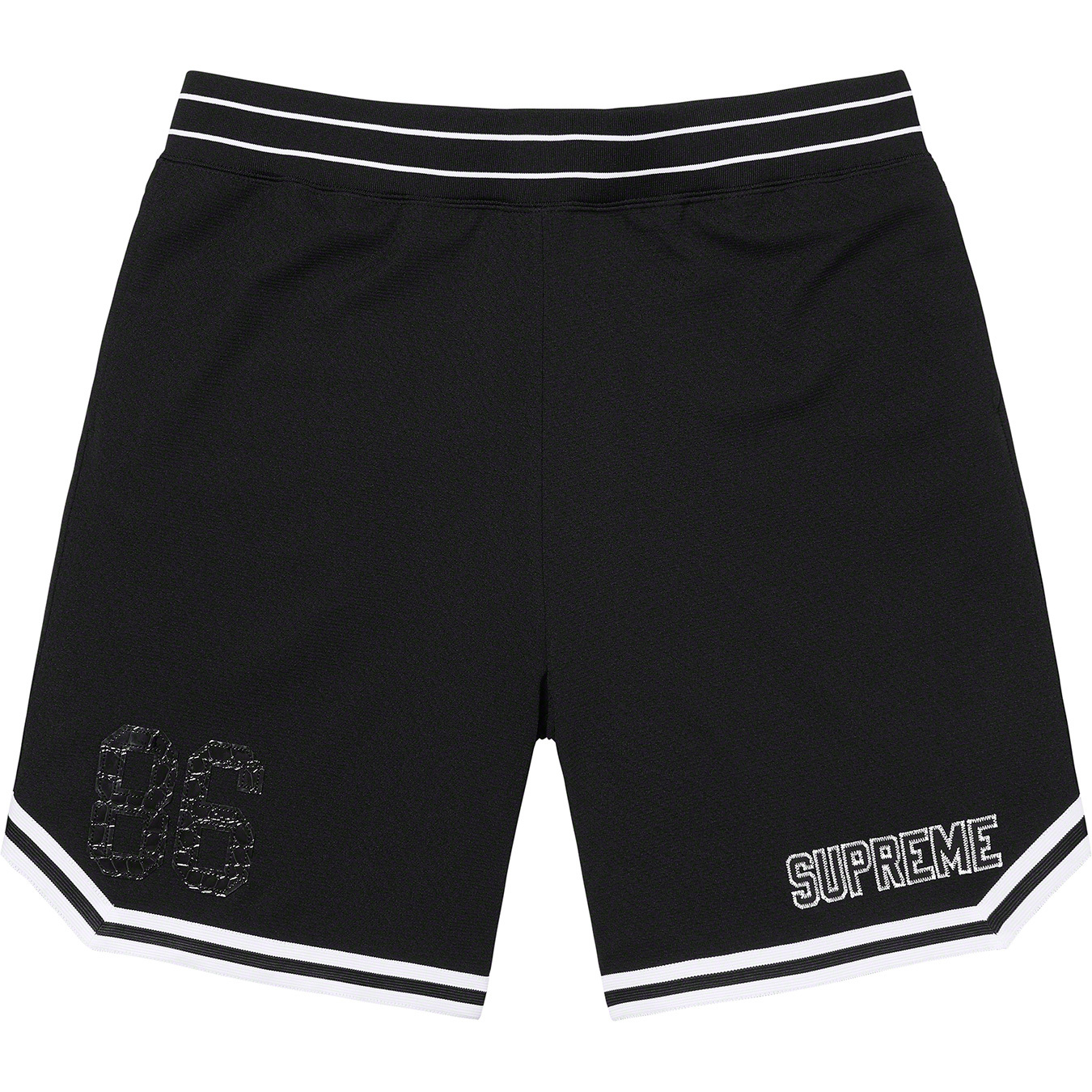 Faux Croc Basketball Short