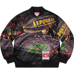 Supreme®/Mitchell & Ness® <br>Stadium Satin Varsity Jacket