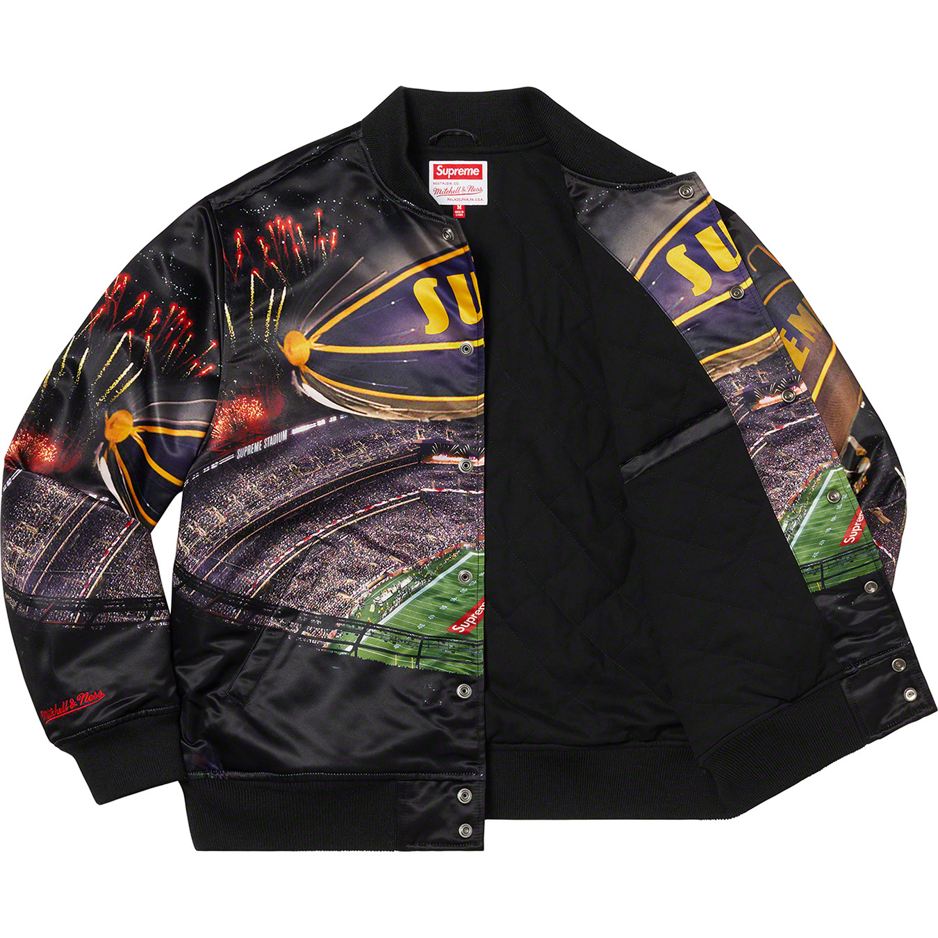Supreme®/Mitchell & Ness® Stadium Satin Varsity Jacket