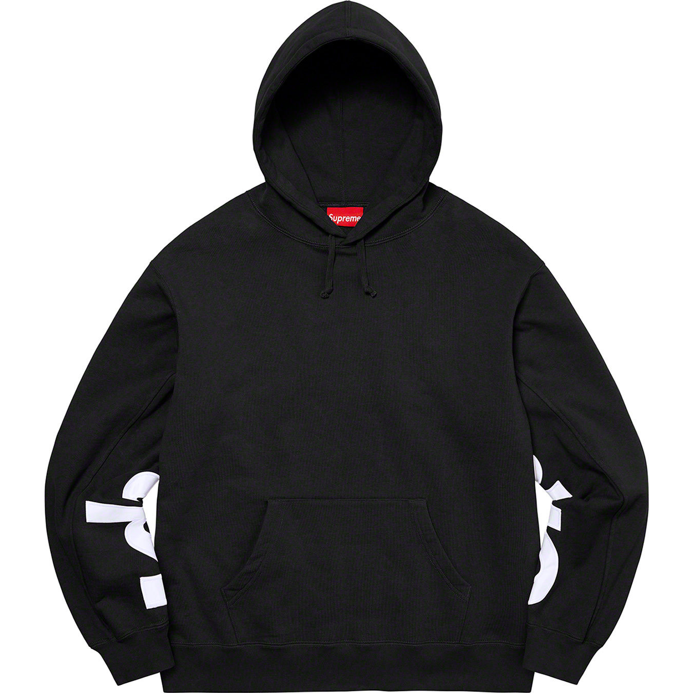 Cropped Panels Hooded Sweatshirt