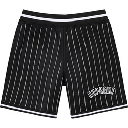 Rhinestone Stripe Basketball Short