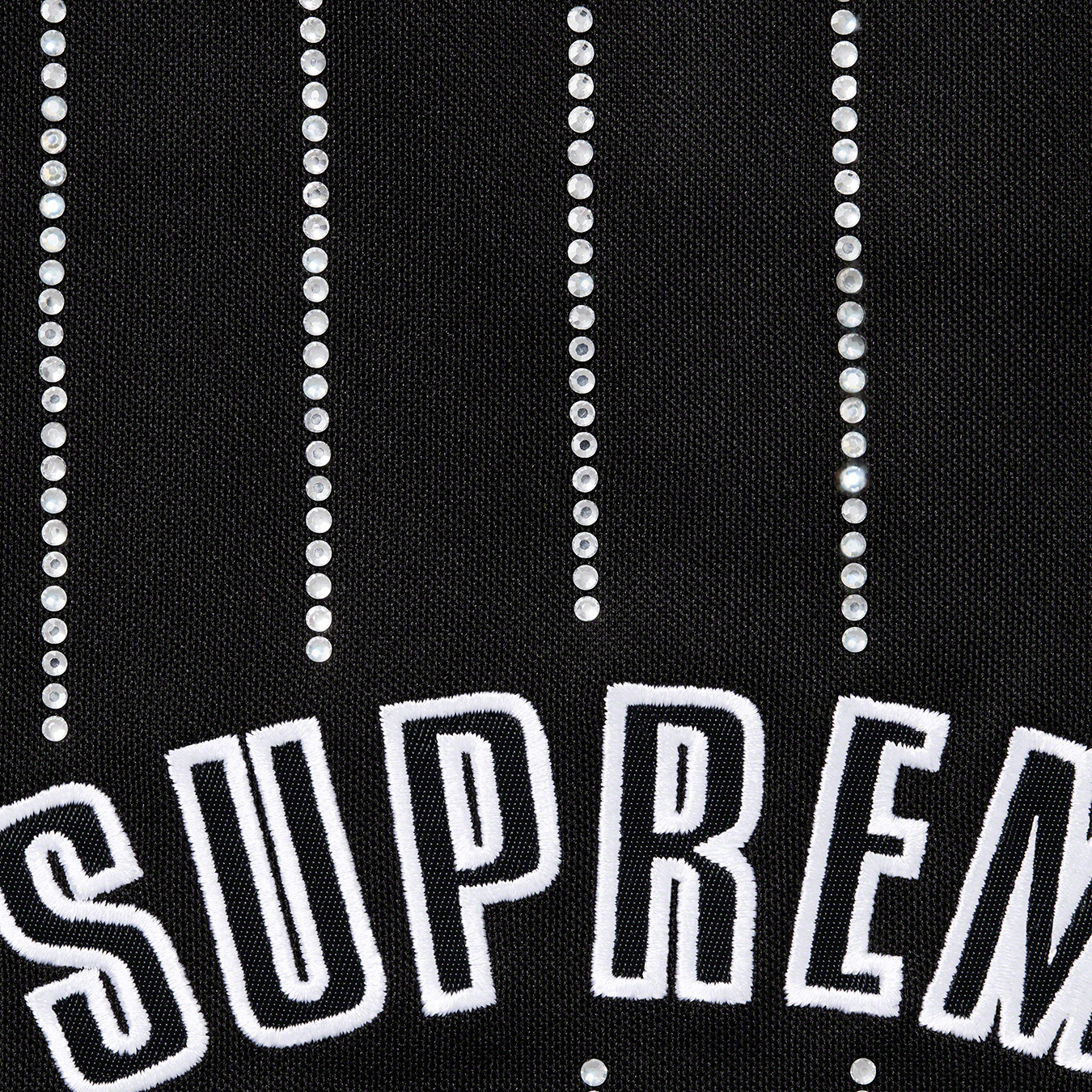 Rhinestone Stripe Basketball Short