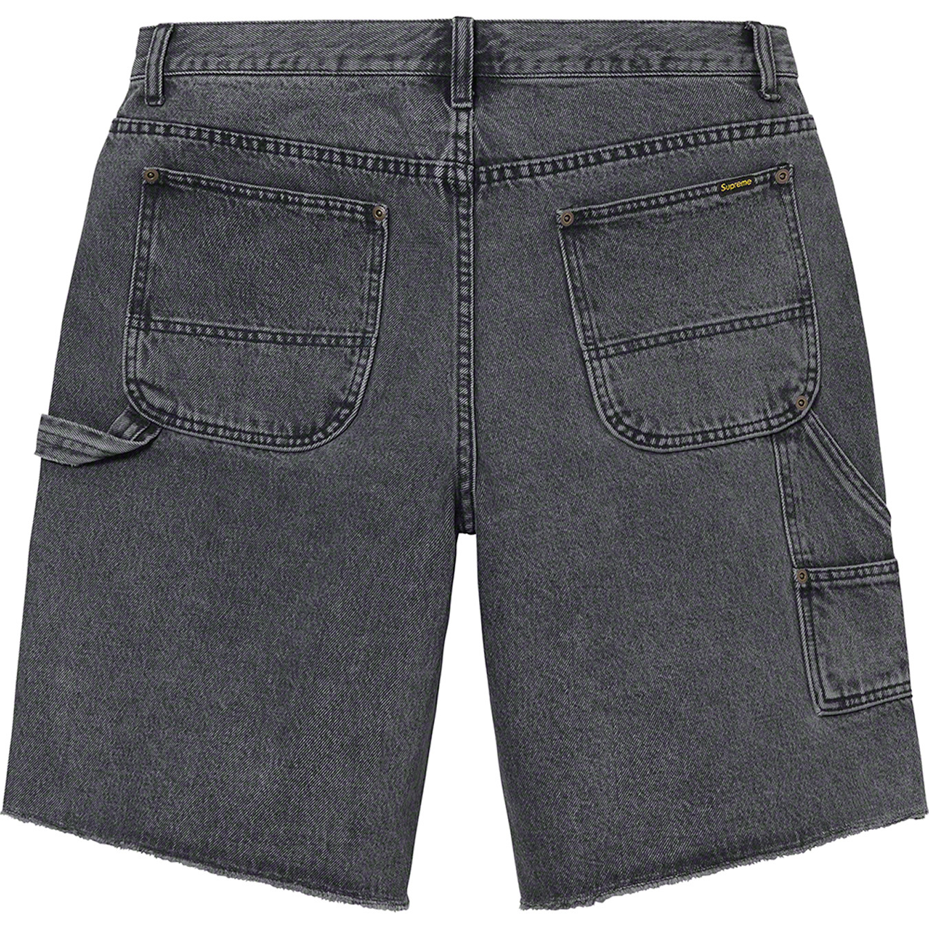 Cutoff Double Knee Denim Painter Short