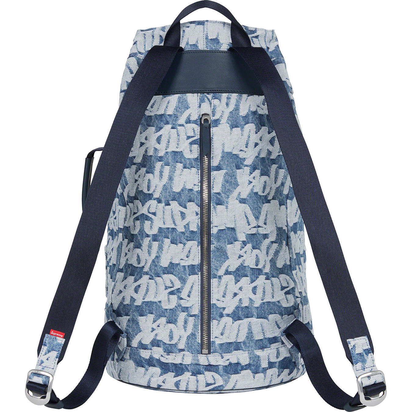 Fat Tip Jacquard Denim Backpack