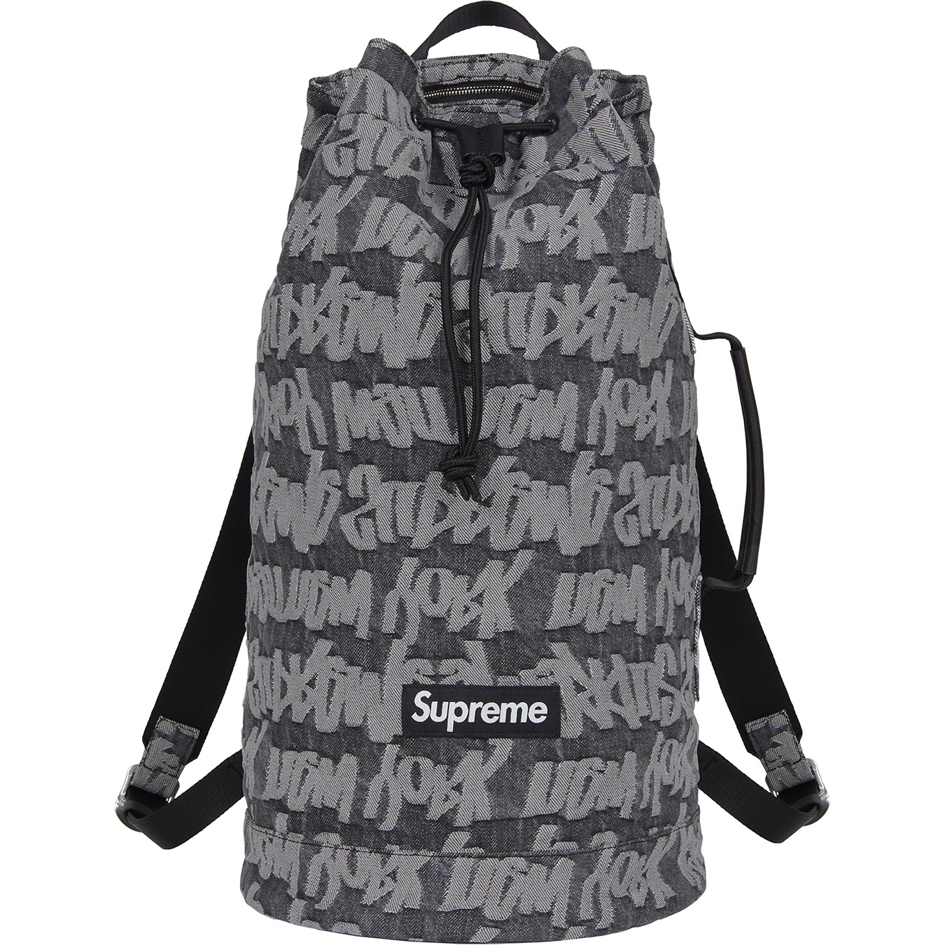 Fat Tip Jacquard Denim Backpack