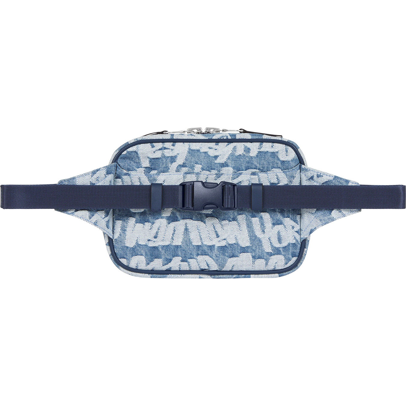 Fat Tip Jacquard Denim Waist Bag