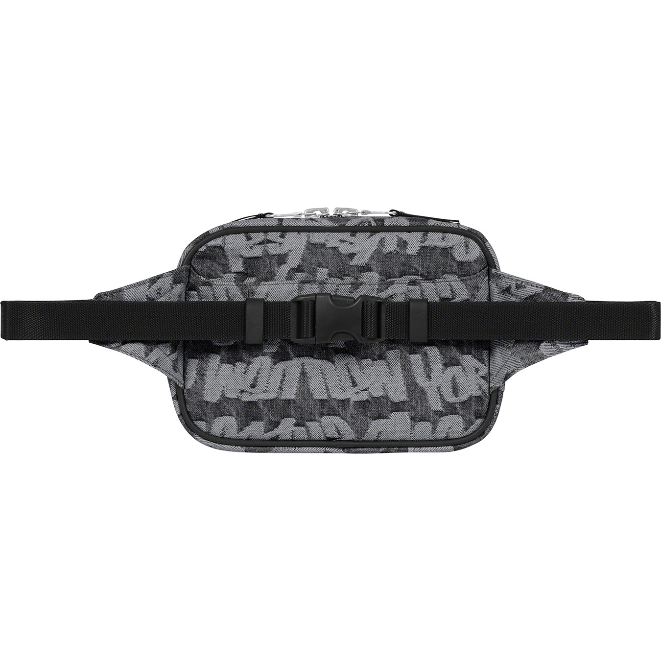 Fat Tip Jacquard Denim Waist Bag