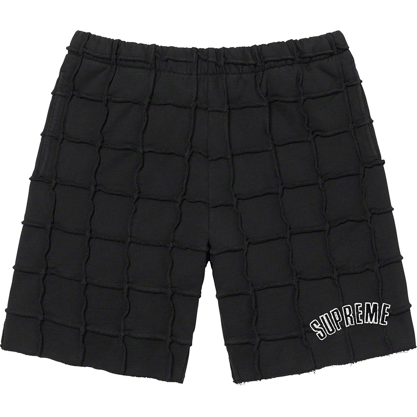 Reverse Patchwork Sweatshort