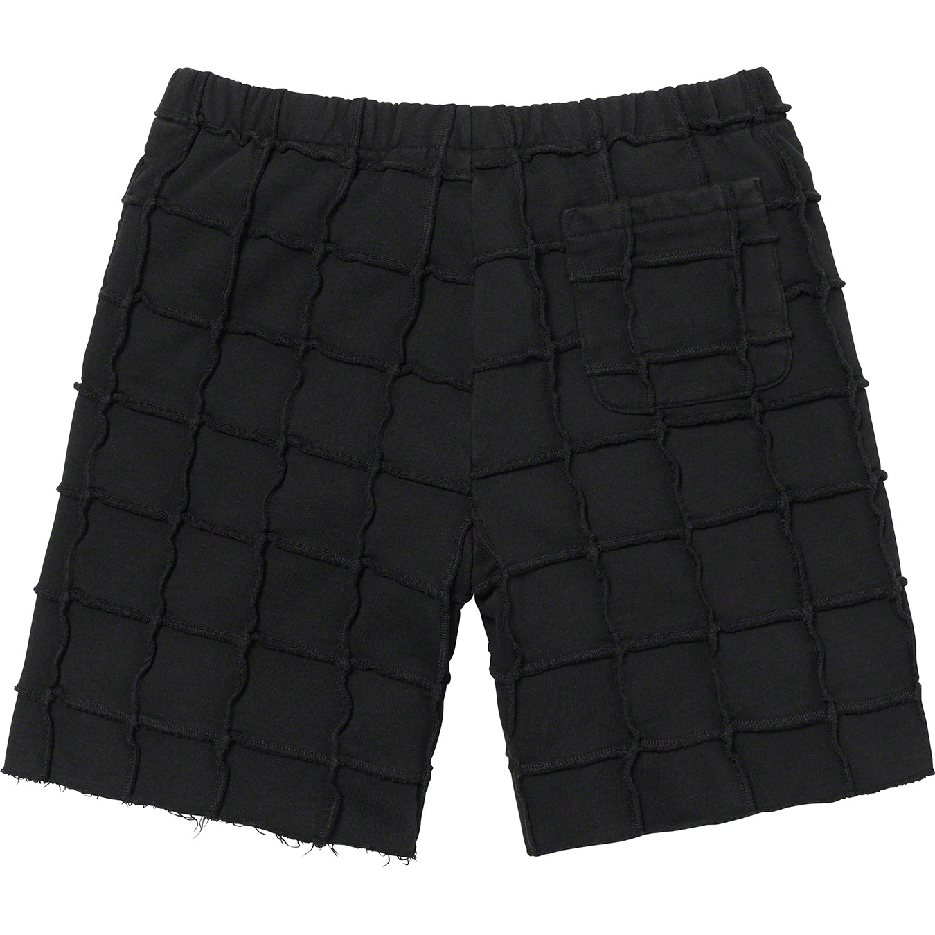 Reverse Patchwork Sweatshort