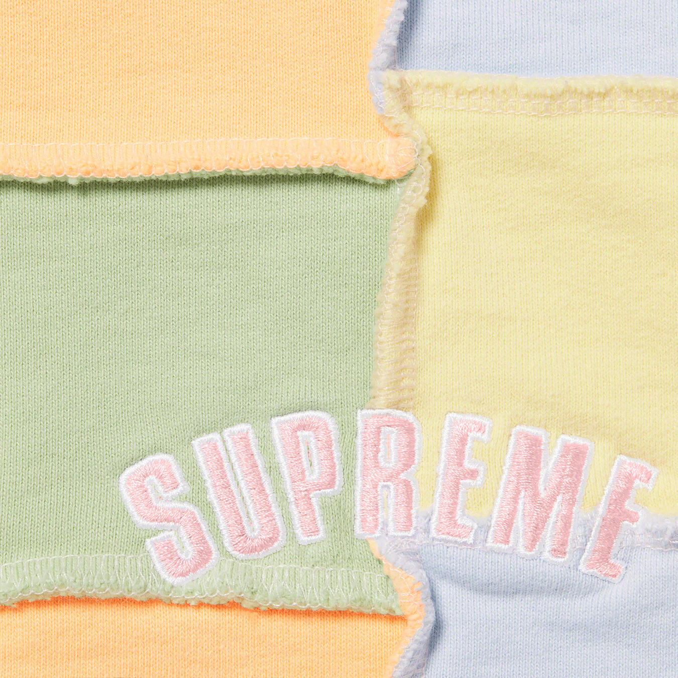 Reverse Patchwork Sweatshort