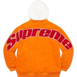 Hooded Twill Varsity Jacket
