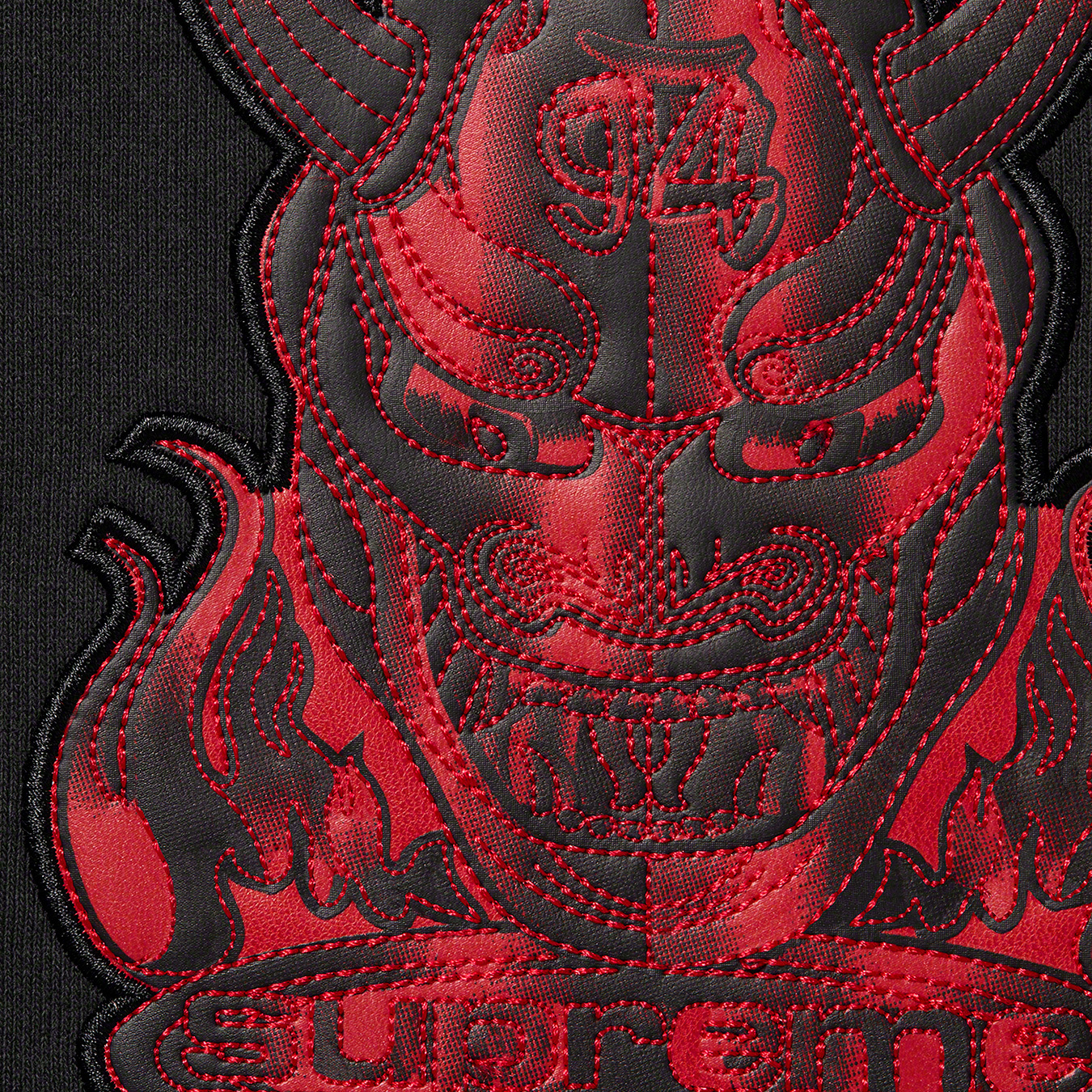 Demon Zip Up Hooded Sweatshirt
