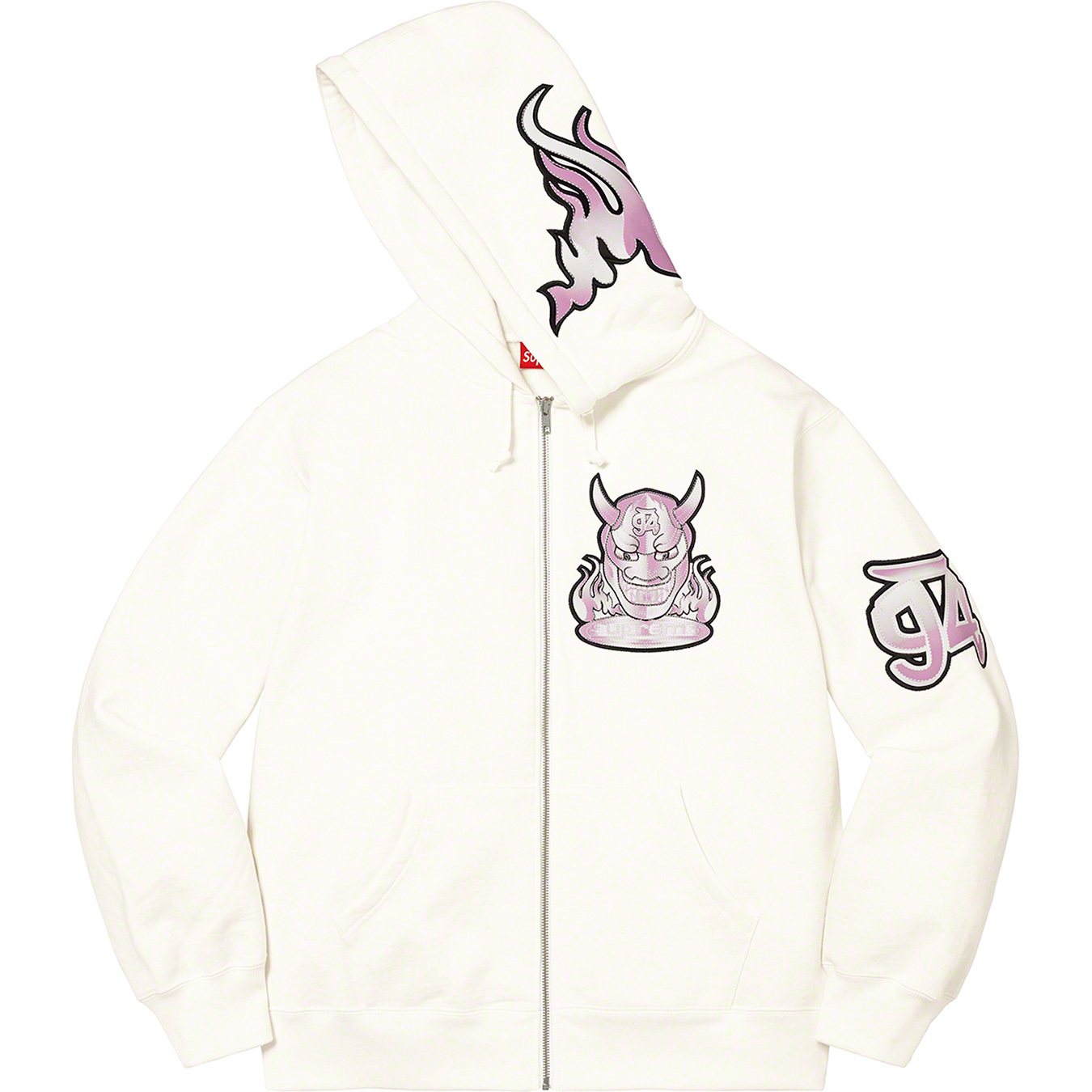 Demon Zip Up Hooded Sweatshirt