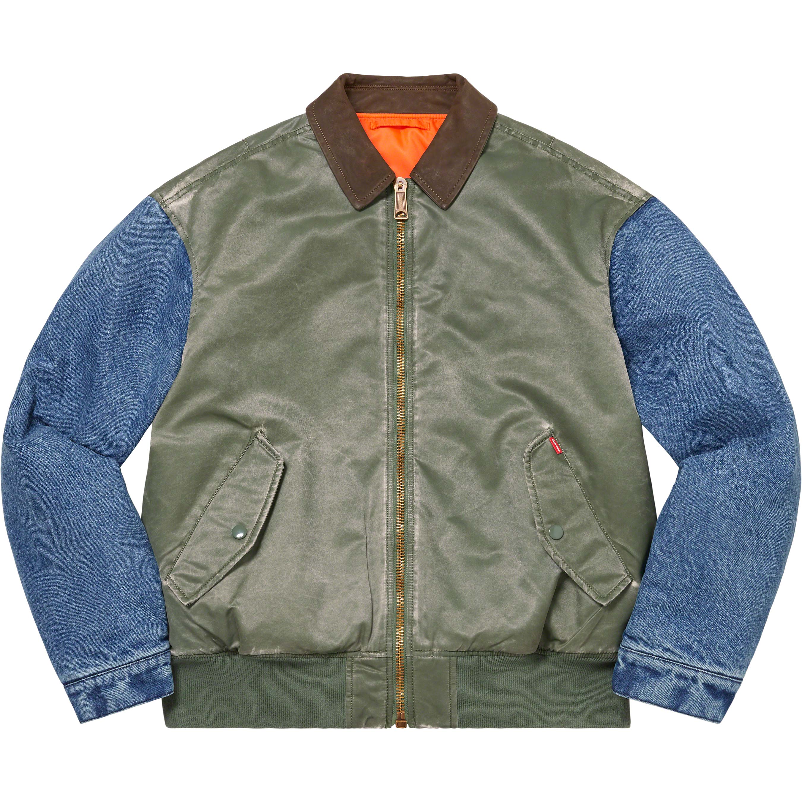 Denim Sleeve MA-1