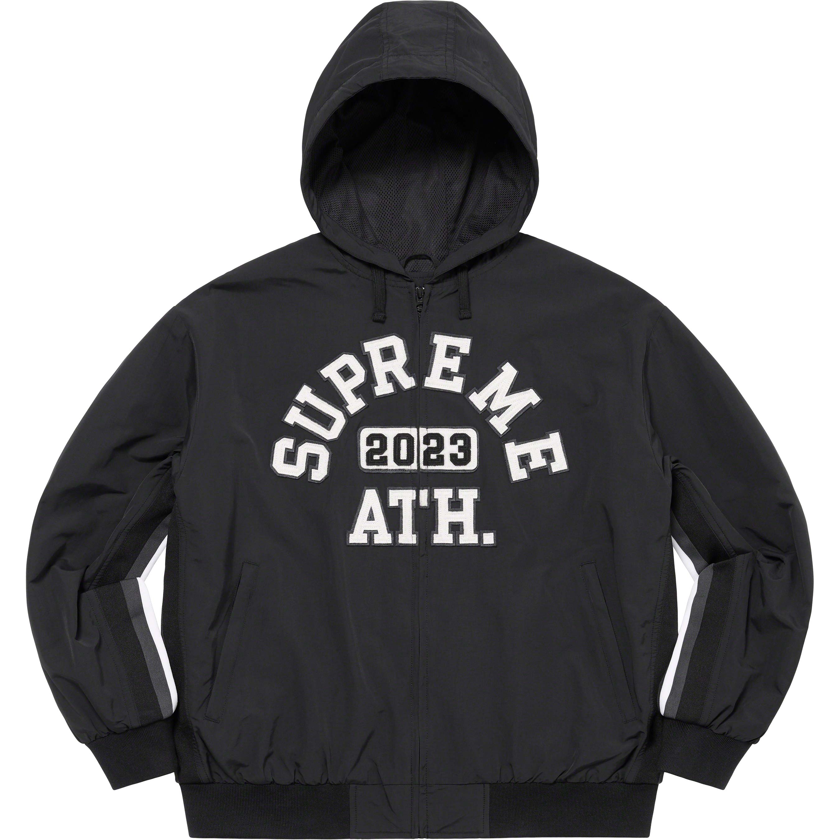 Appliqué Hooded Track Jacket