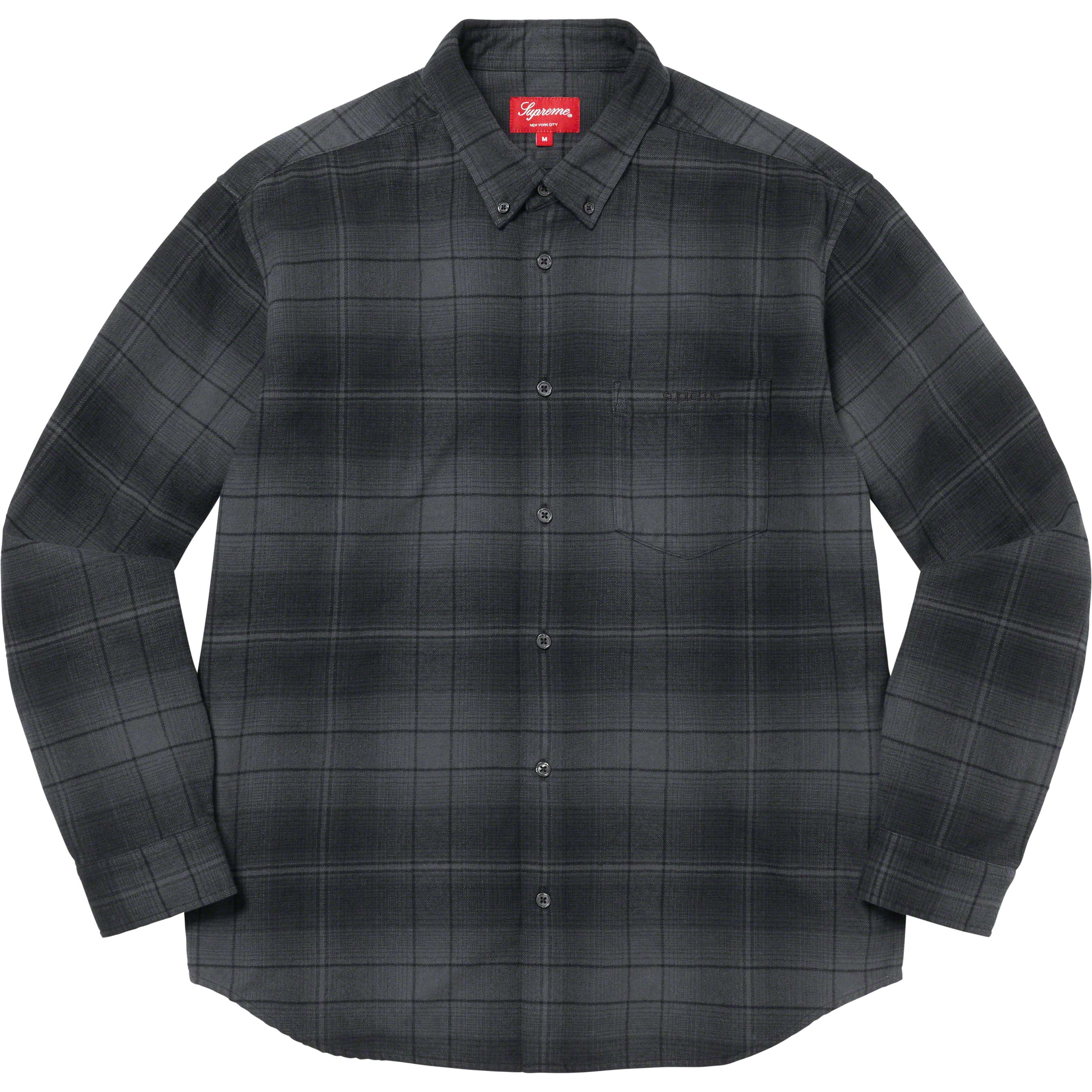 Shadow Plaid Flannel Shirt