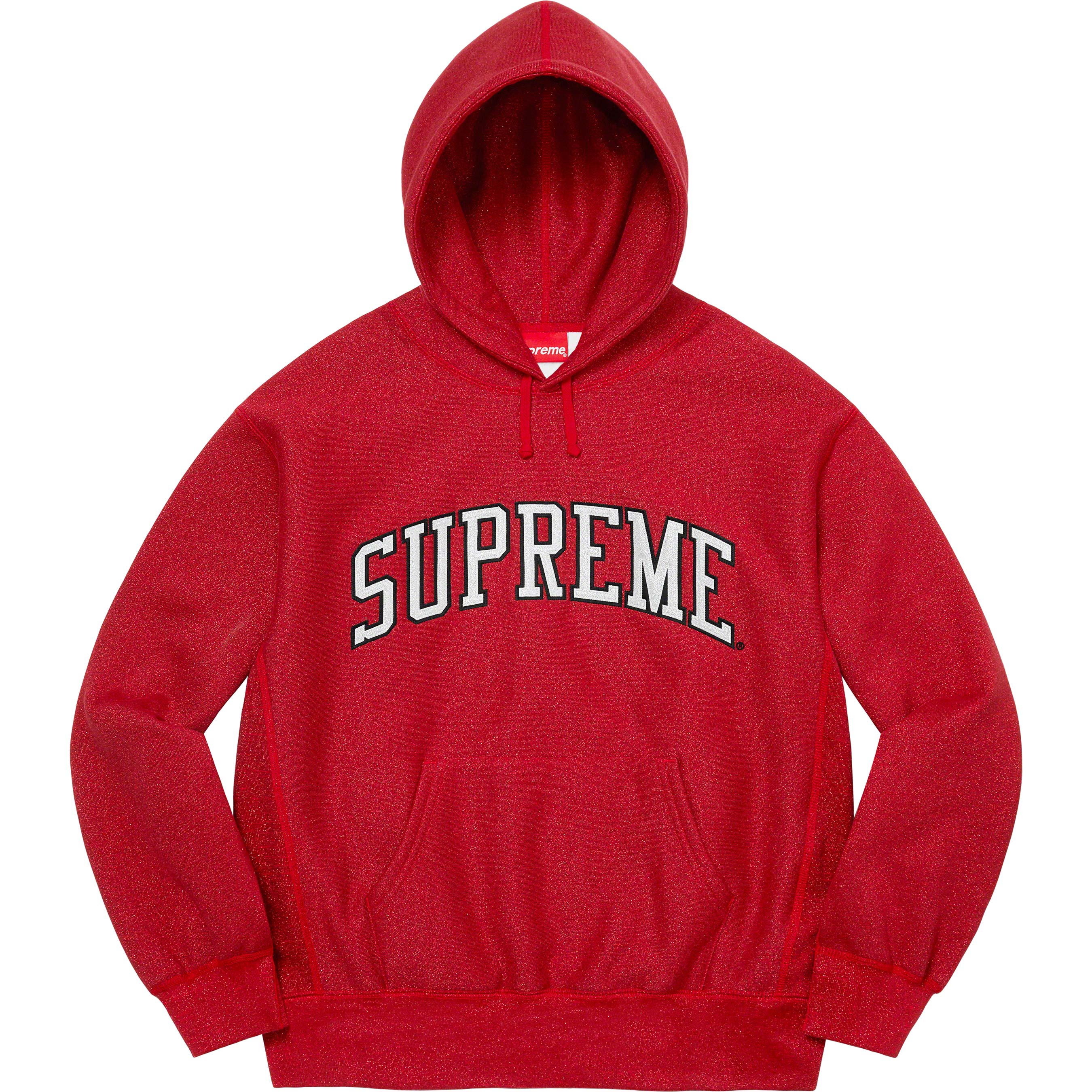 Glitter Arc Hooded Sweatshirt