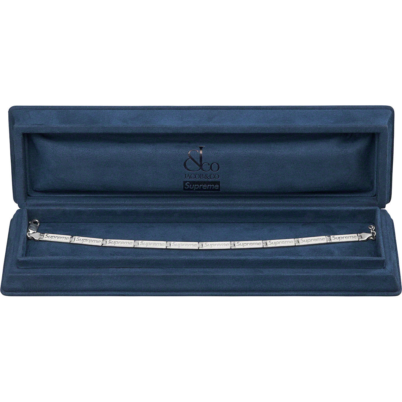 Supreme®/Jacob & Co Logo Link Bracelet