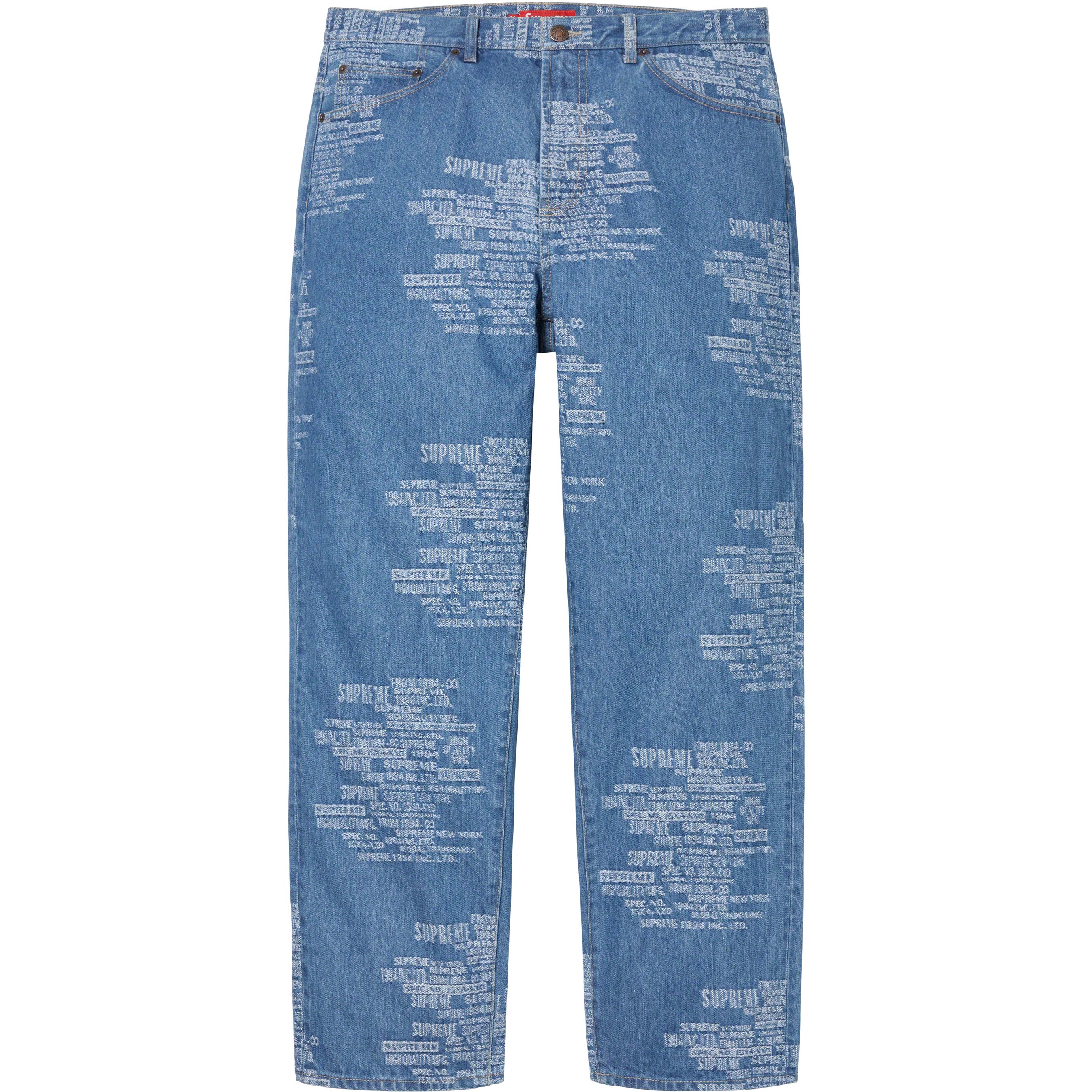Trademark Jacquard Baggy Jean