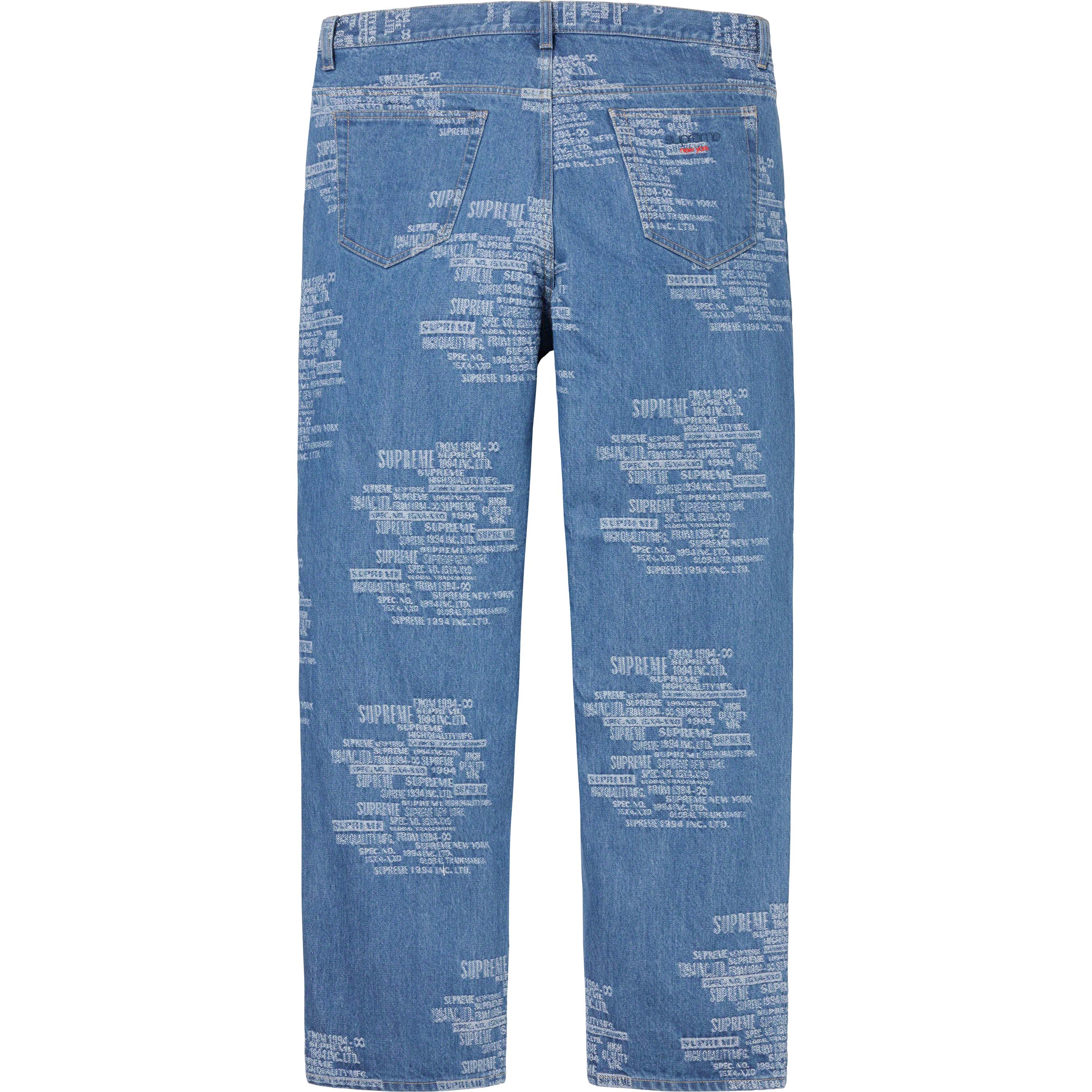 Trademark Jacquard Baggy Jean
