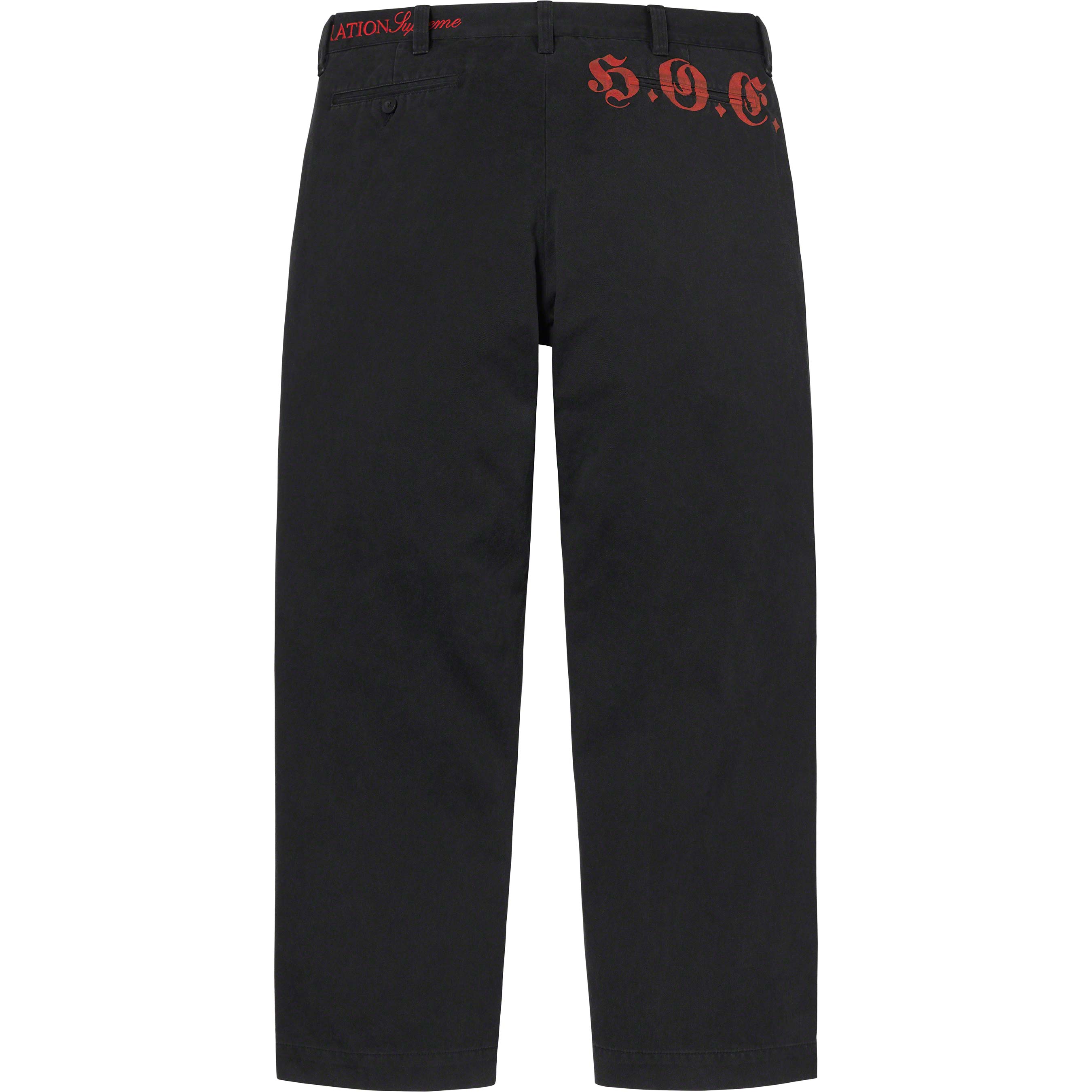 Supreme/Bernadette Corporation Old English Chino Pant
