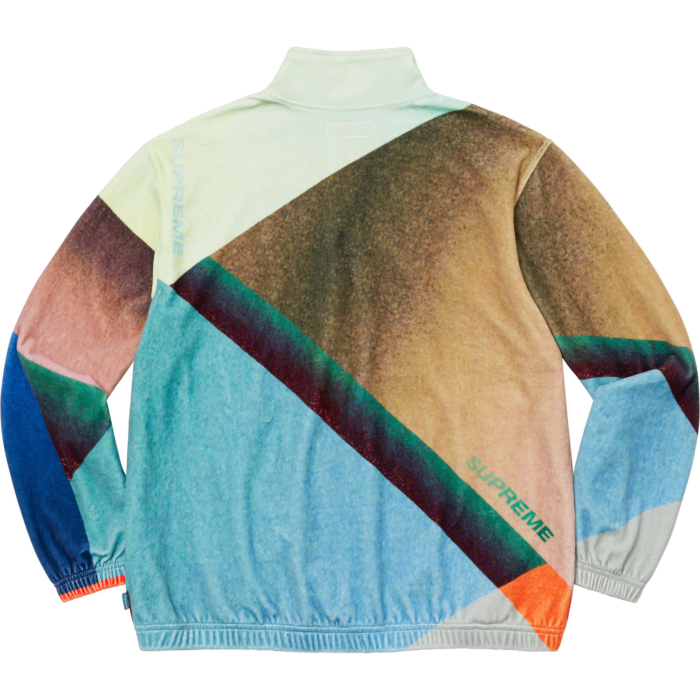 Geo Velour Track Jacket