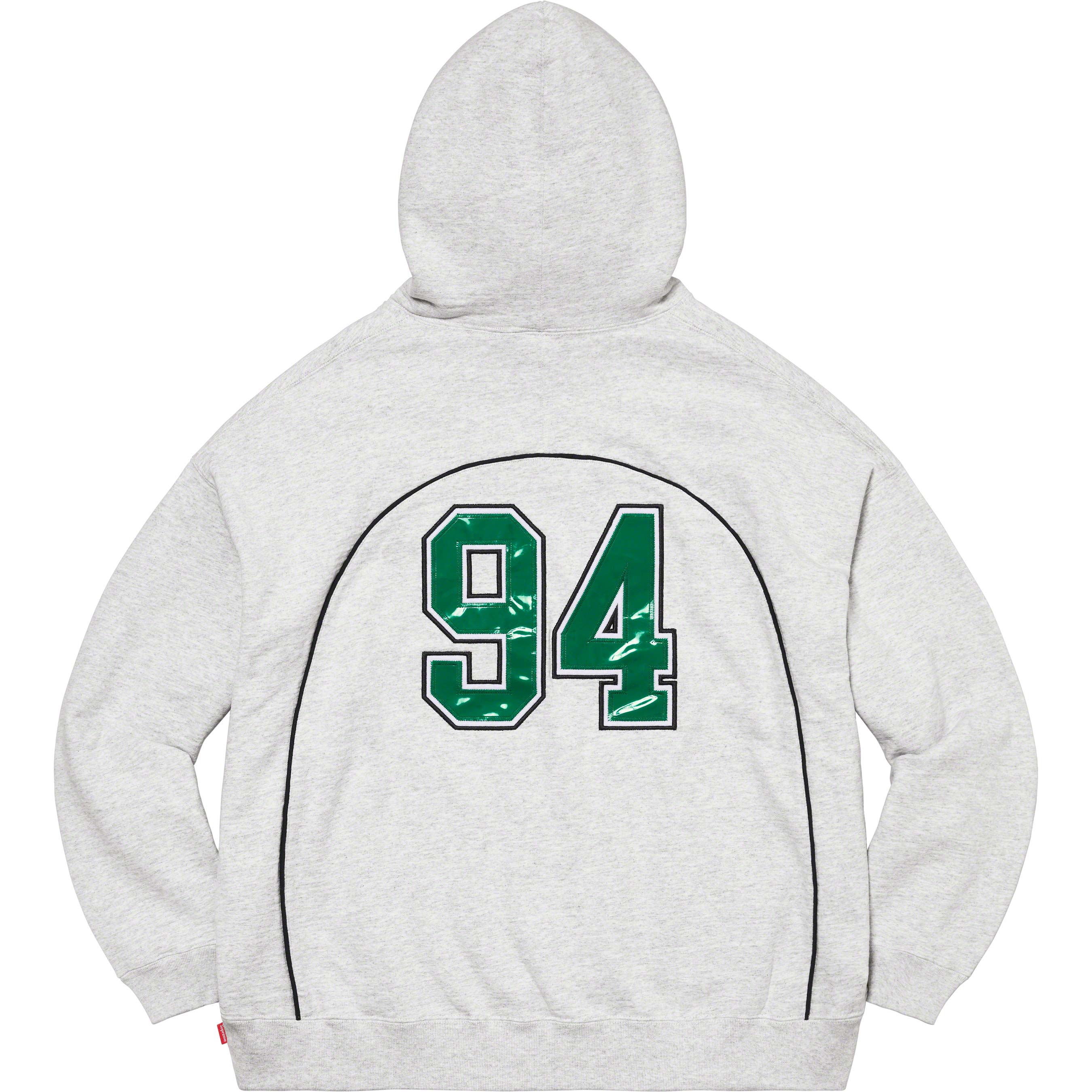 Boxy Piping Arc Hooded Sweatshirt