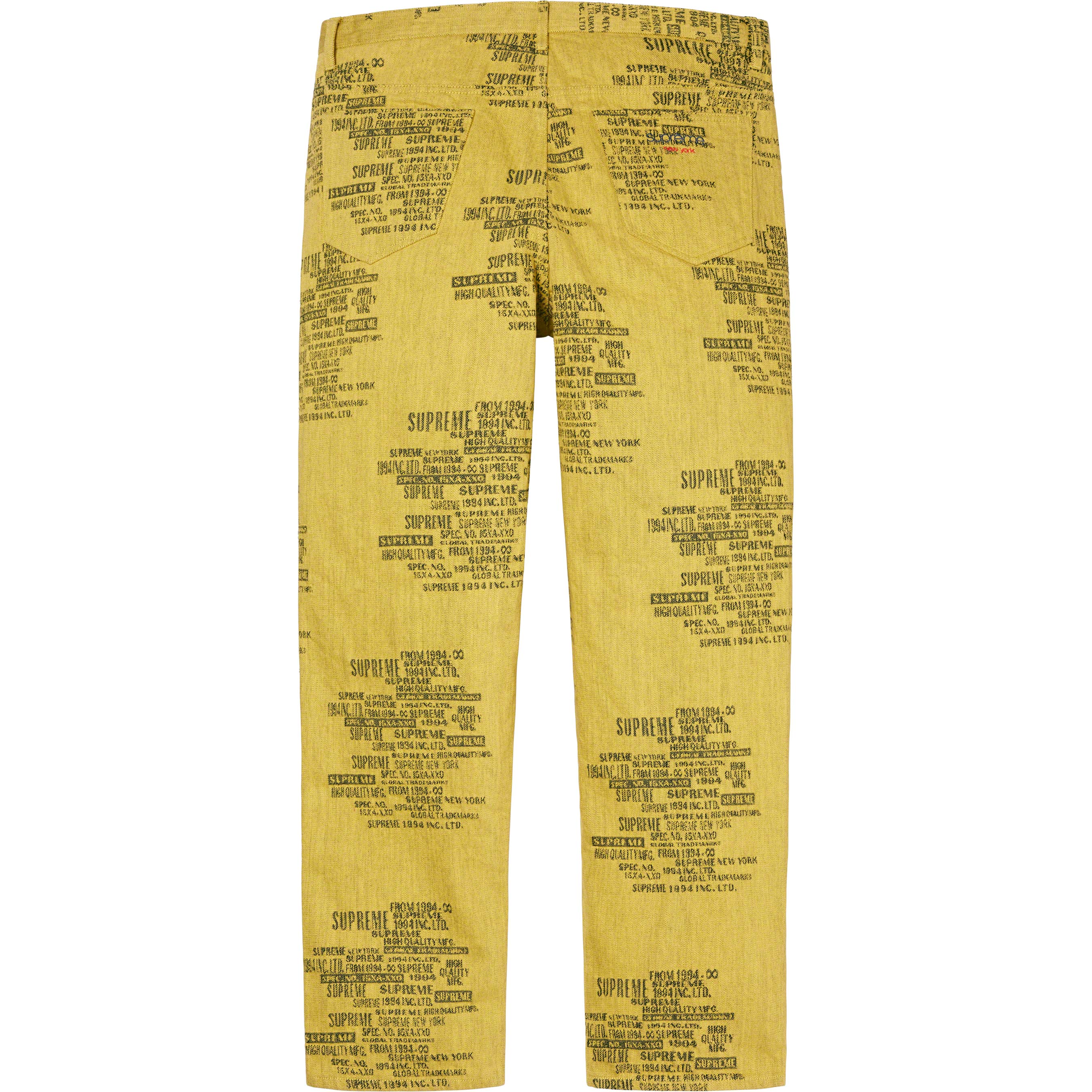 Trademark Jacquard Baggy Jean