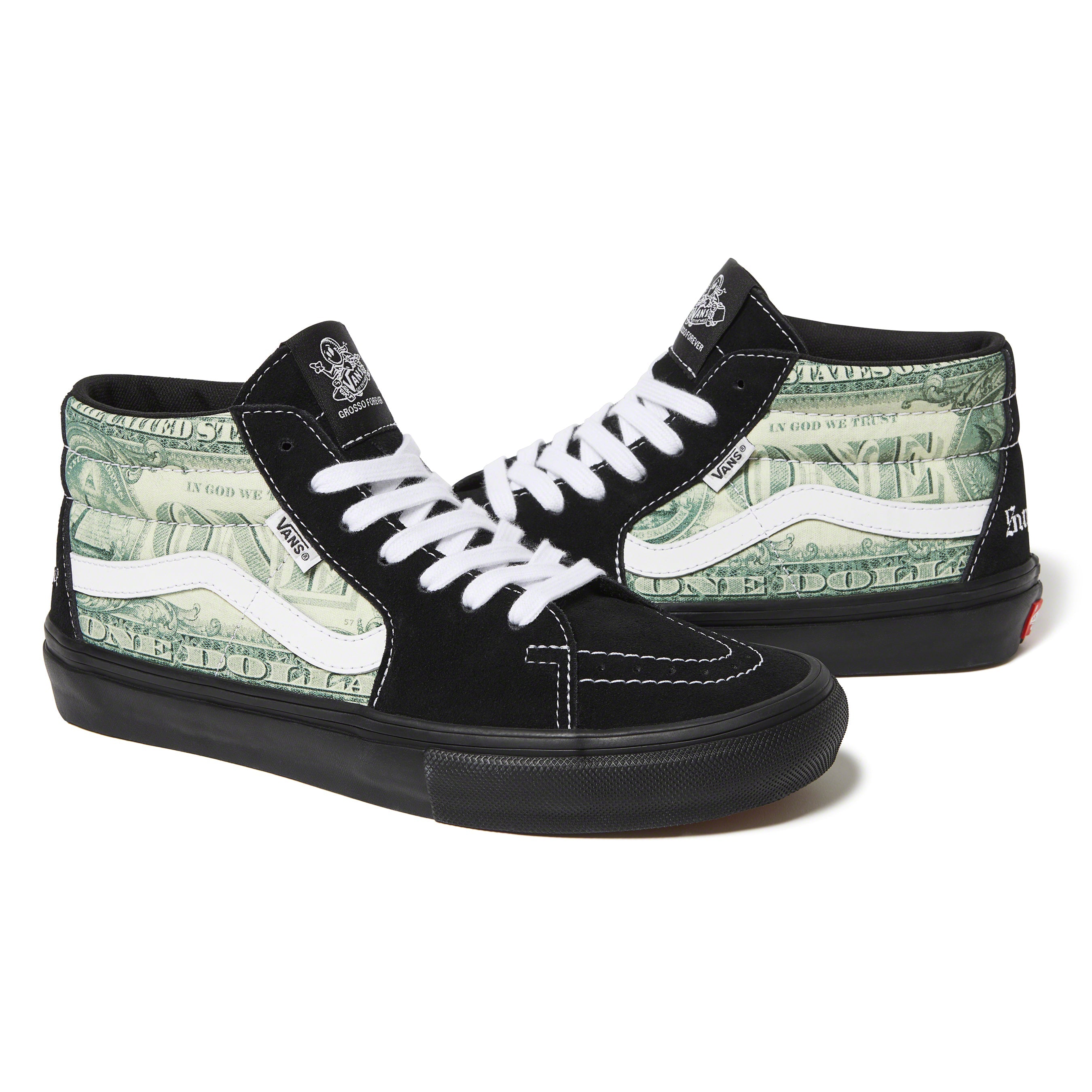 Supreme®/ Vans® Dollar Skate Grosso Mid