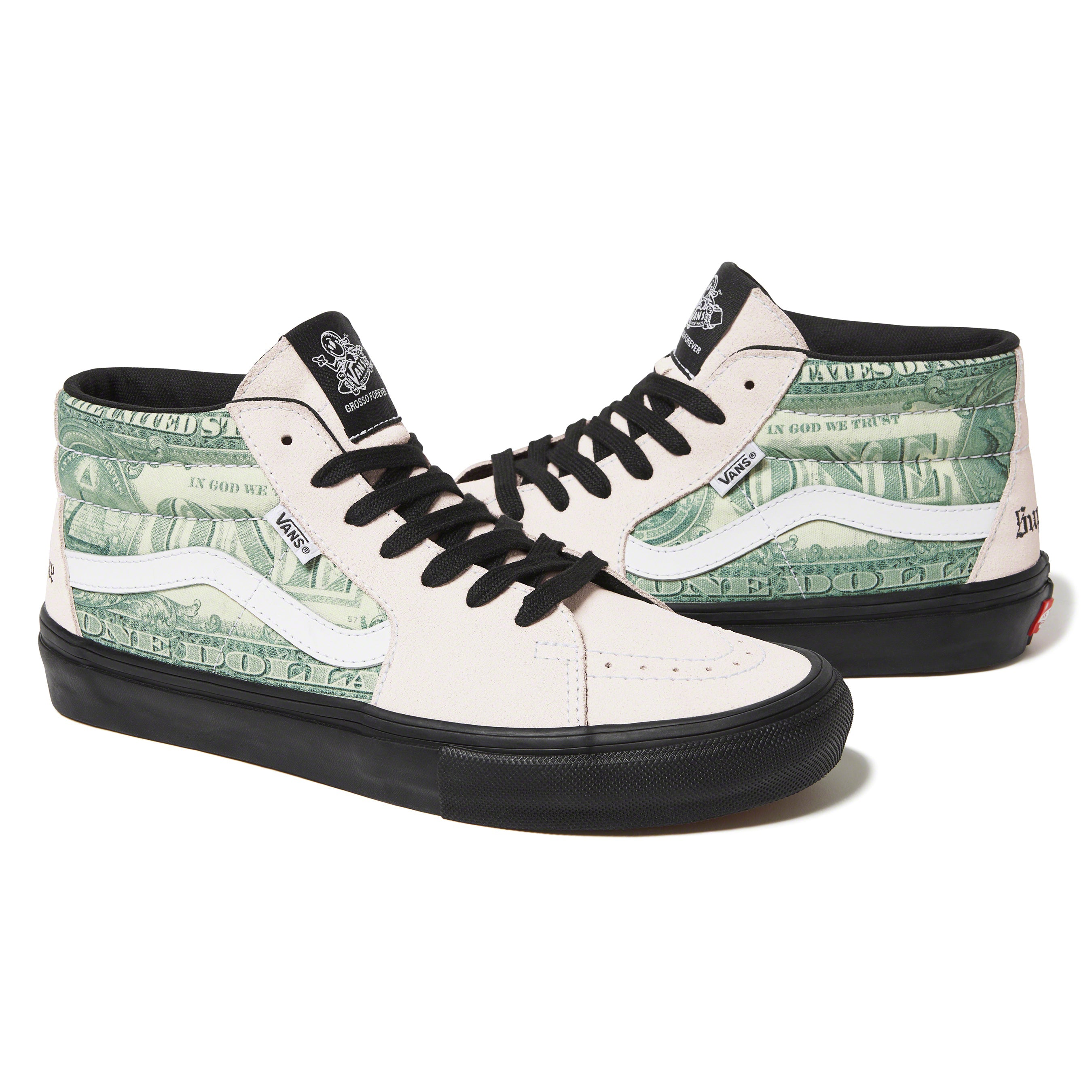 Supreme®/ Vans® Dollar Skate Grosso Mid