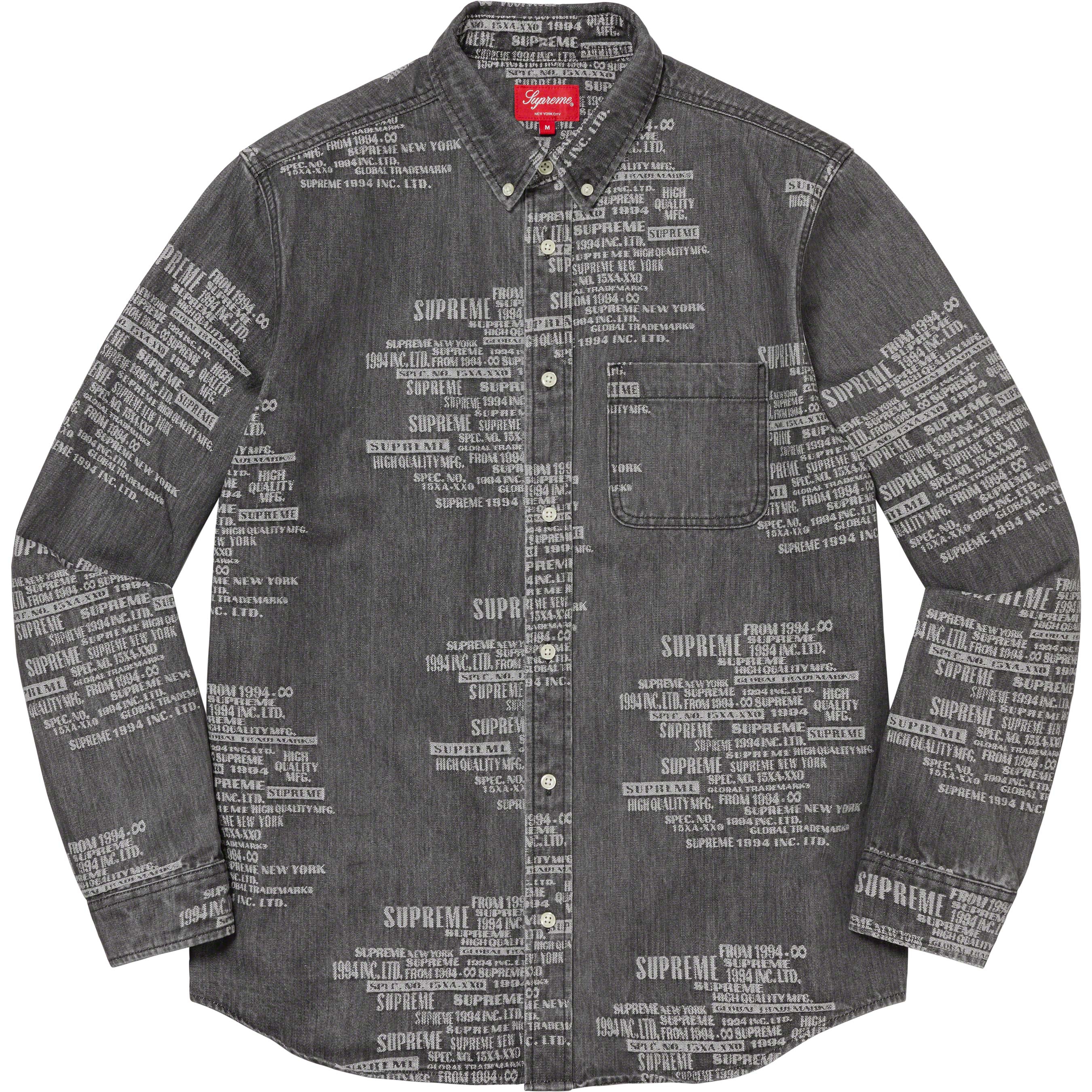 Trademark Jacquard Denim Shirt
