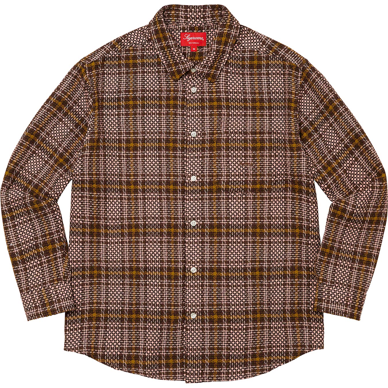 Basket Weave Plaid Shirt