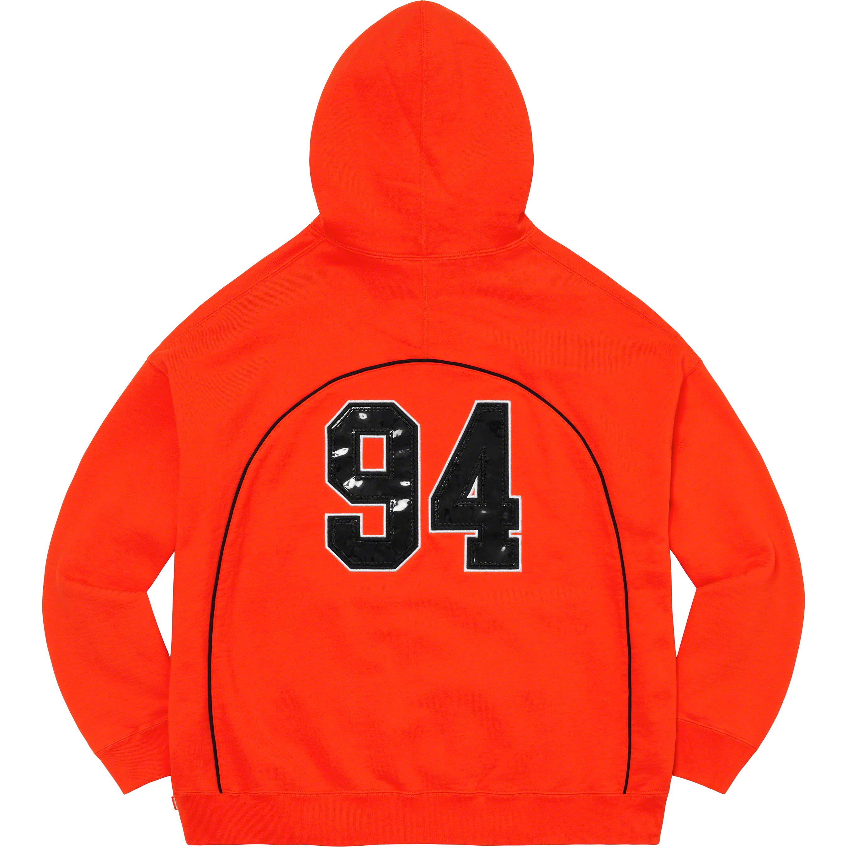 Boxy Piping Arc Hooded Sweatshirt