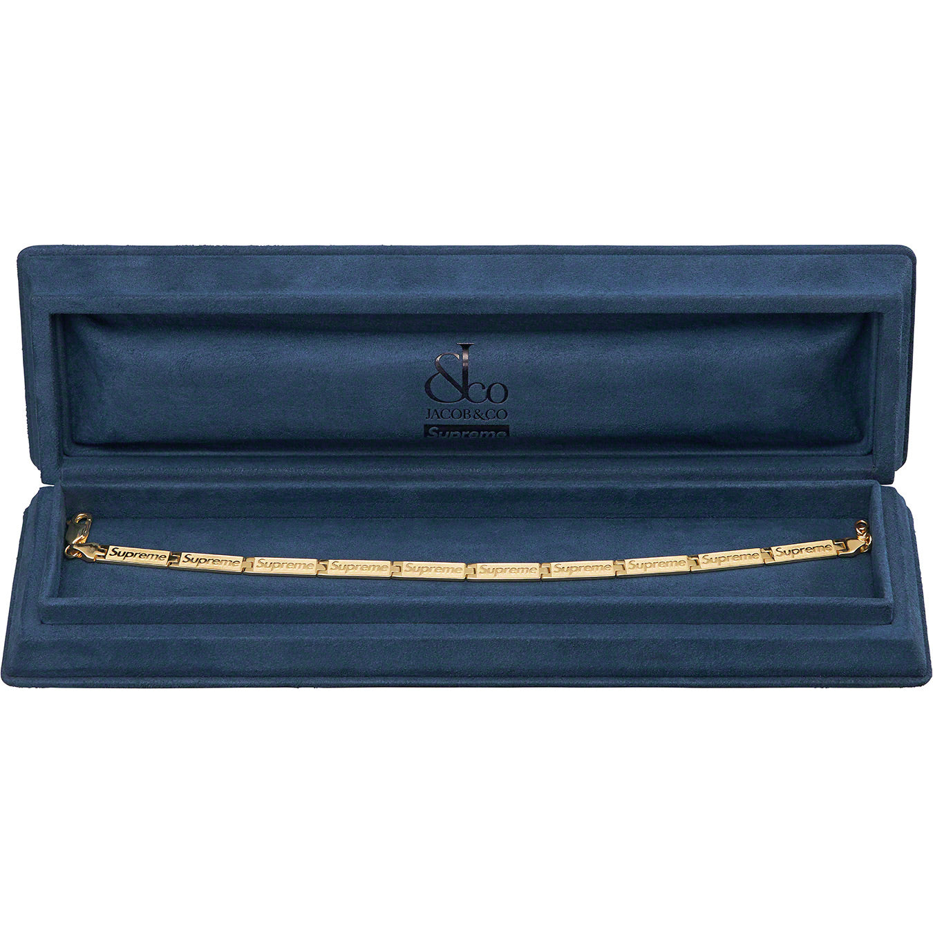 Supreme®/Jacob & Co Logo Link Bracelet