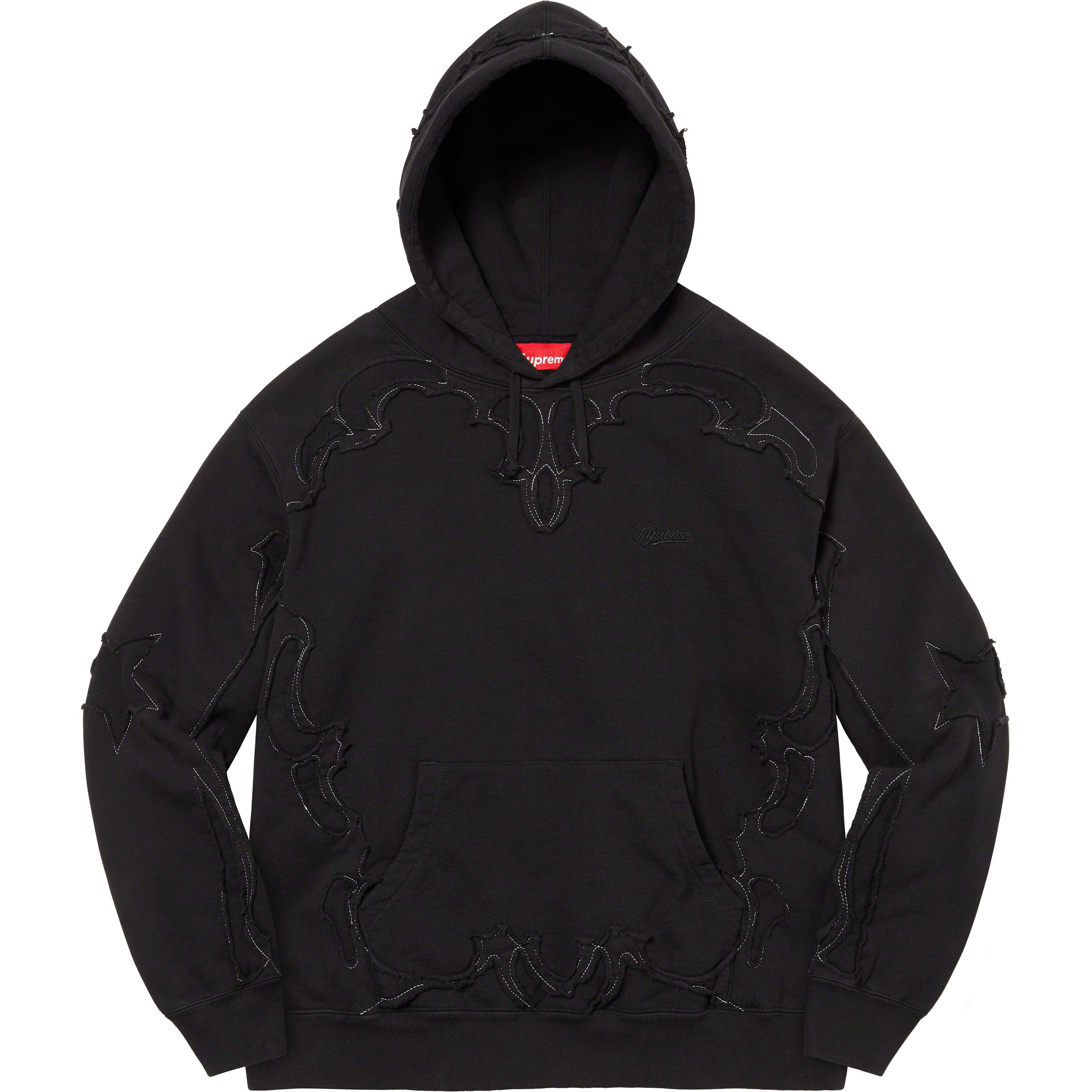 Western Cut Out Hooded Sweatshirt