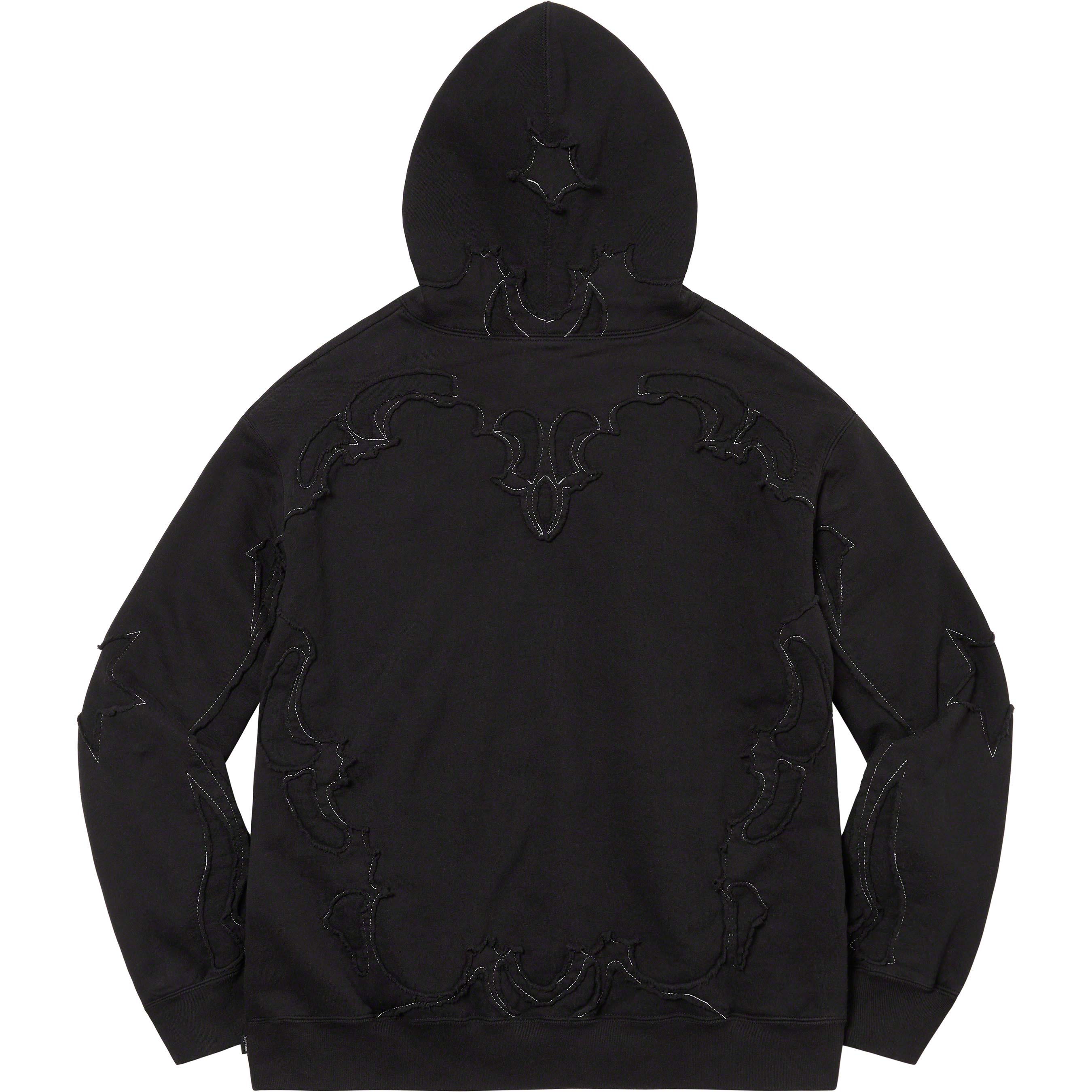 Western Cut Out Hooded Sweatshirt