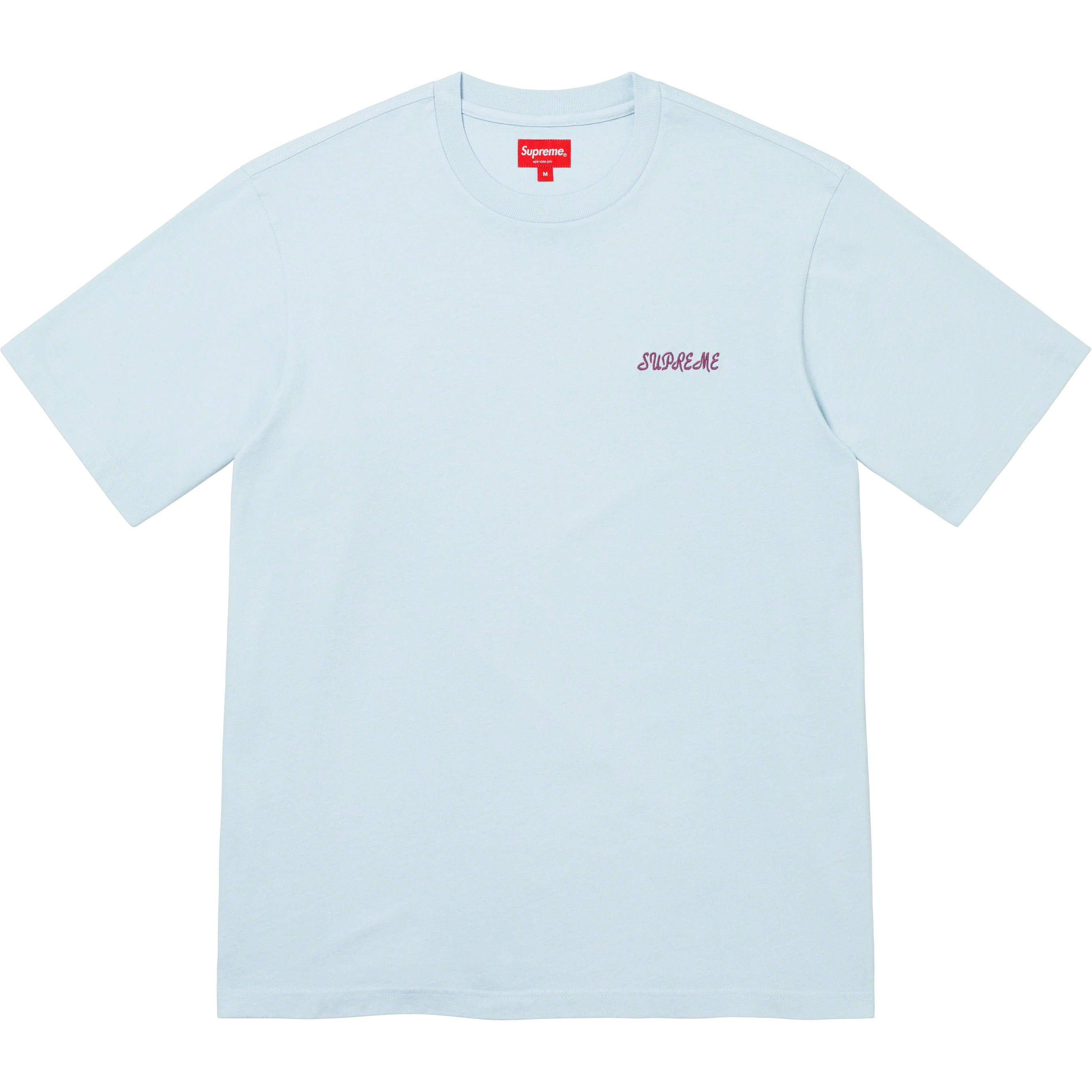 Washed Script S/S Top