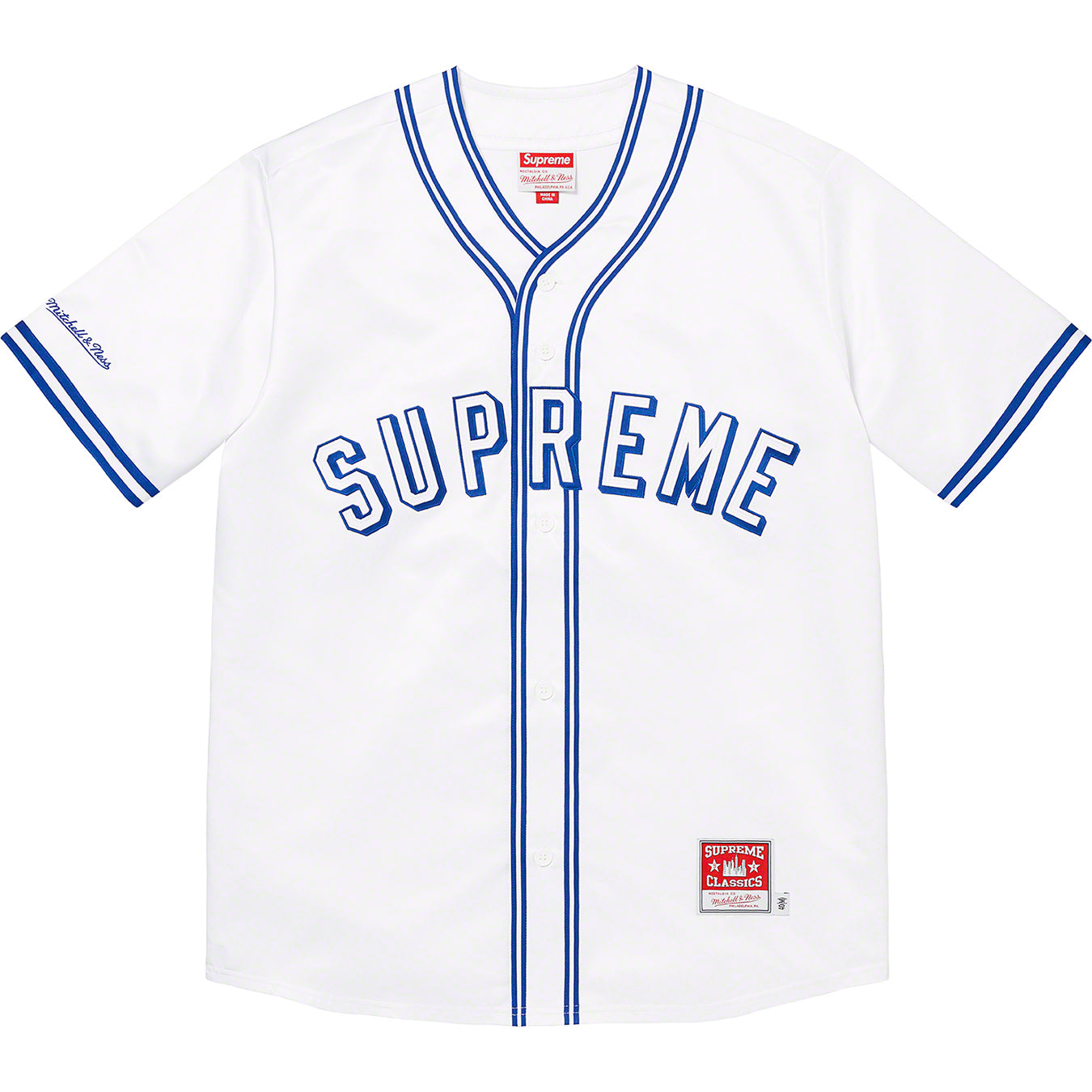 Supreme®/Mitchell & Ness® Satin Baseball Jersey