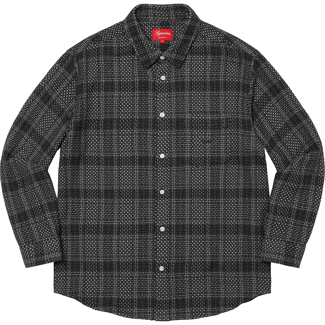 Basket Weave Plaid Shirt